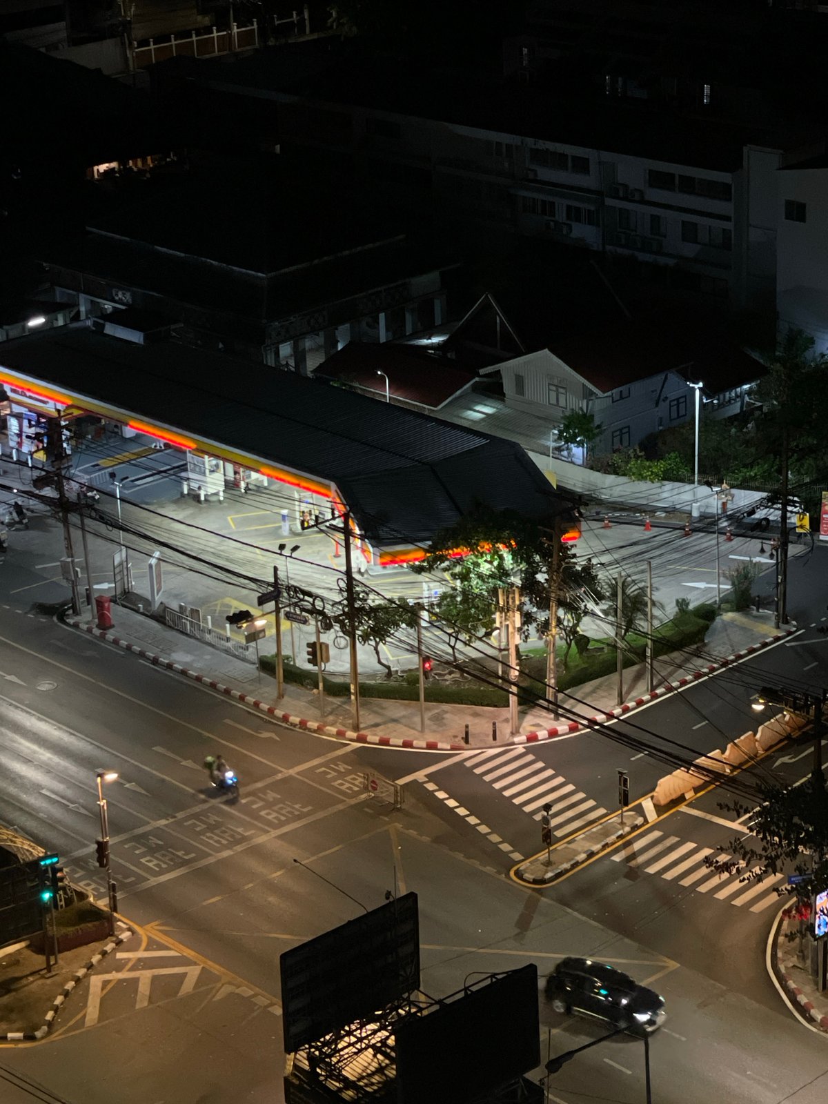 Bangkok nighttime scenes captured from elevated viewpoints