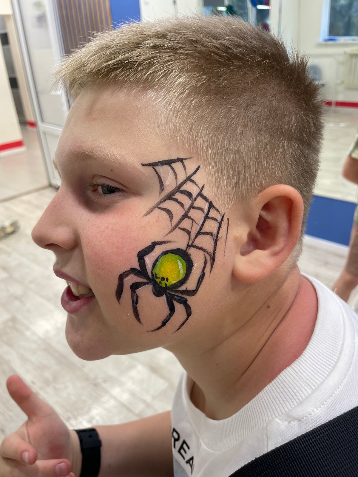 Children enjoy face painting session at Sochi recreation center