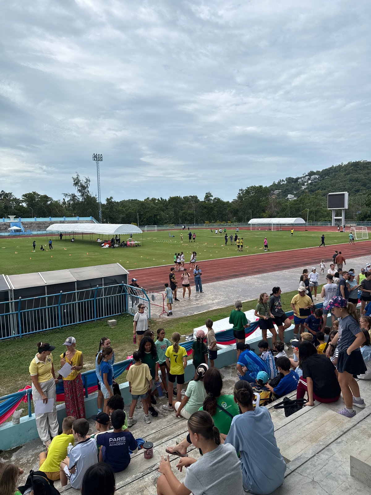 Track and field event at a Ko Samui stadium