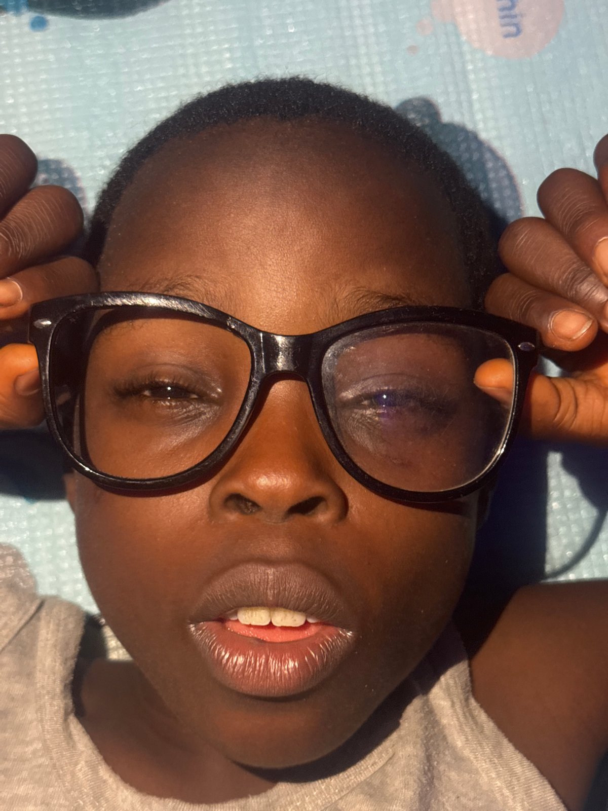 Candid portrait session with a child in Onitsha, Nigeria