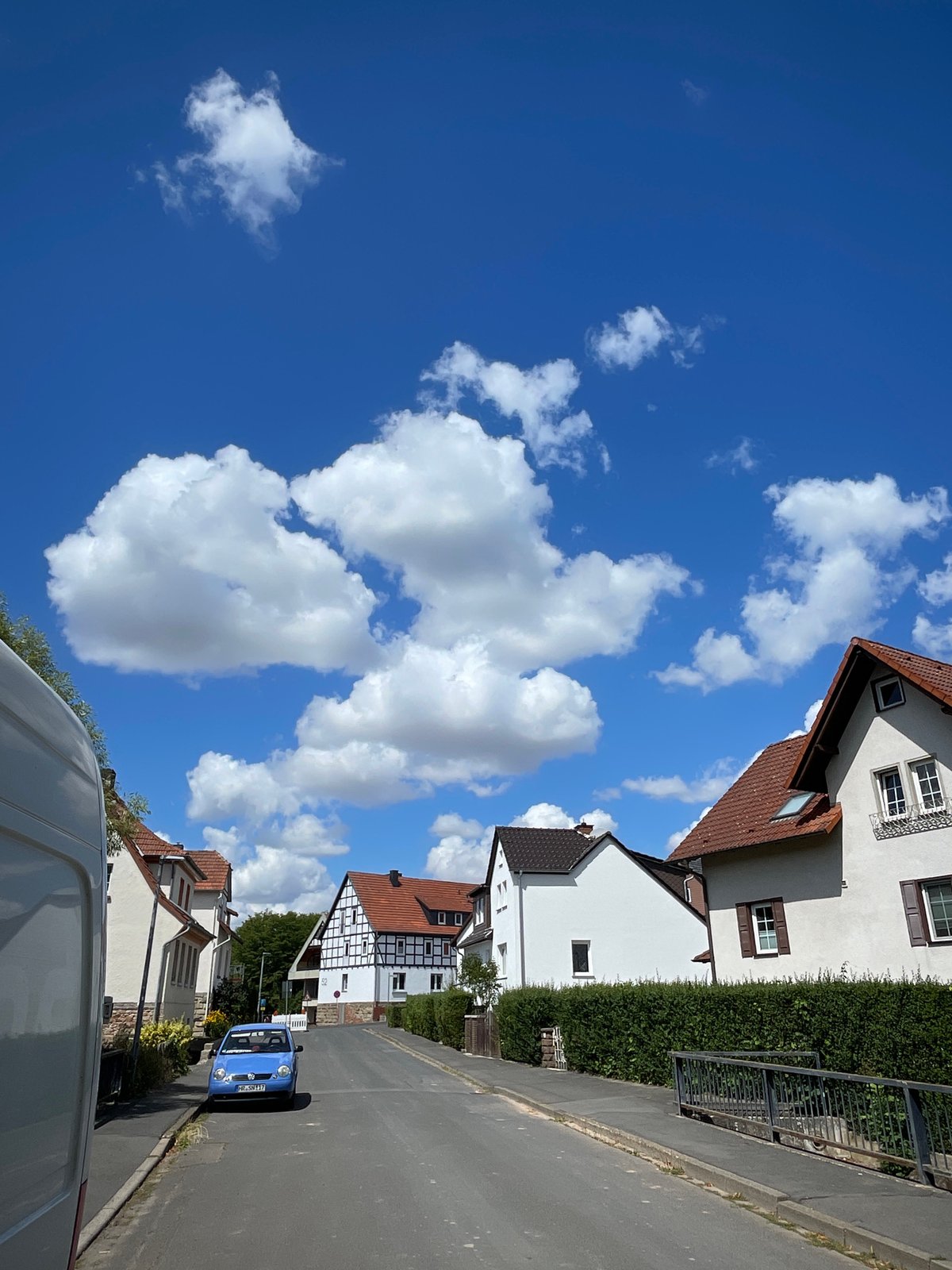 Sunny afternoon on a Neukirchen residential street