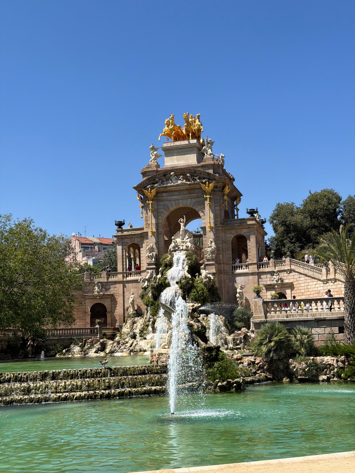 Tourist activities documented across Barcelona landmarks and parks