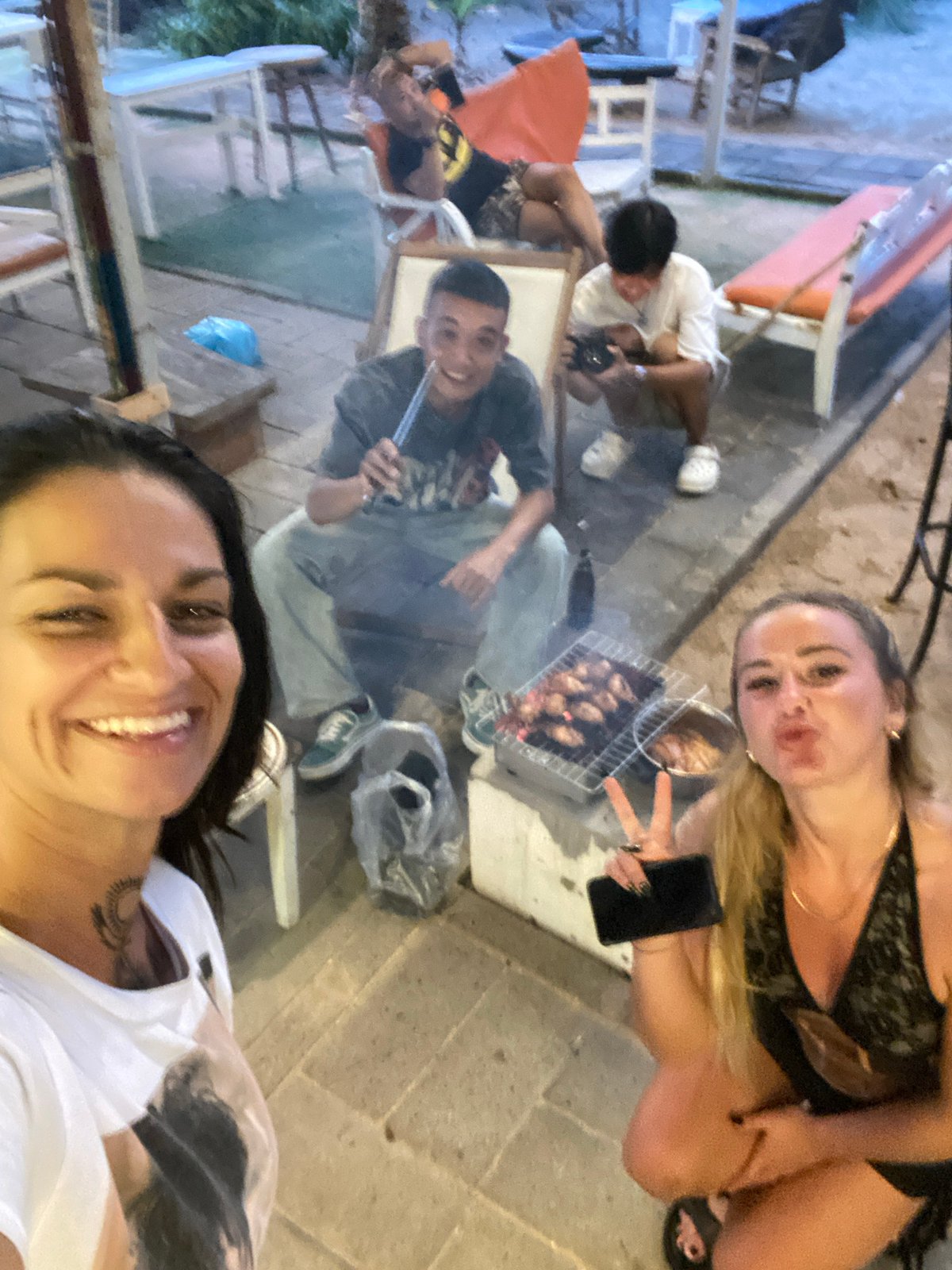 Beach BBQ and patio hangout in Mũi Né, Vietnam