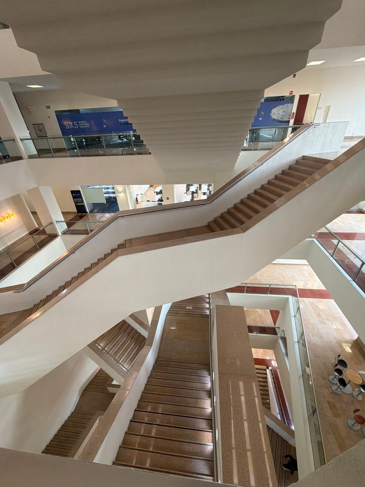 Multi-story building interior documented in Mexico City