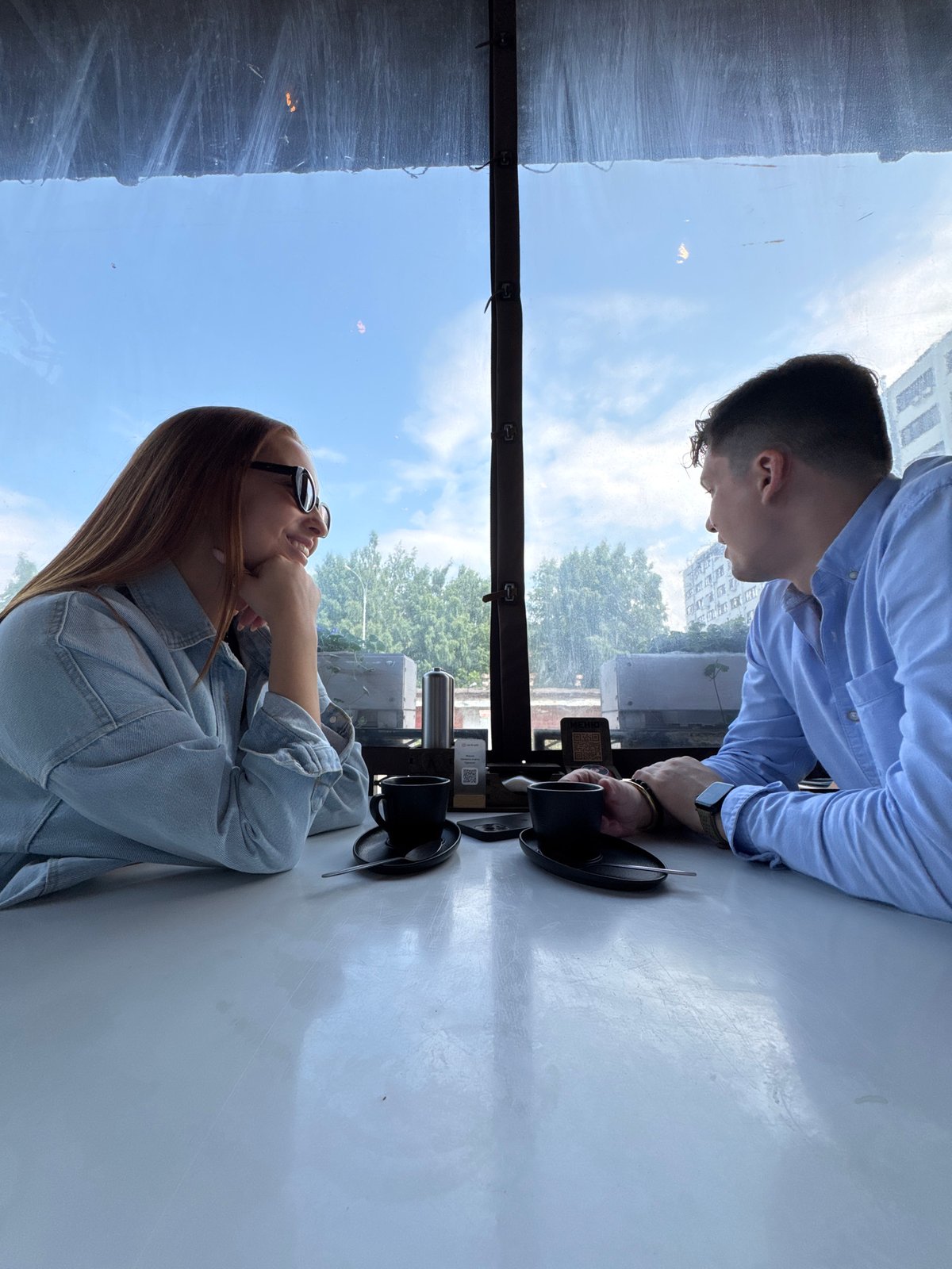Café visit and outdoor moments in Chaikovsky, Russia