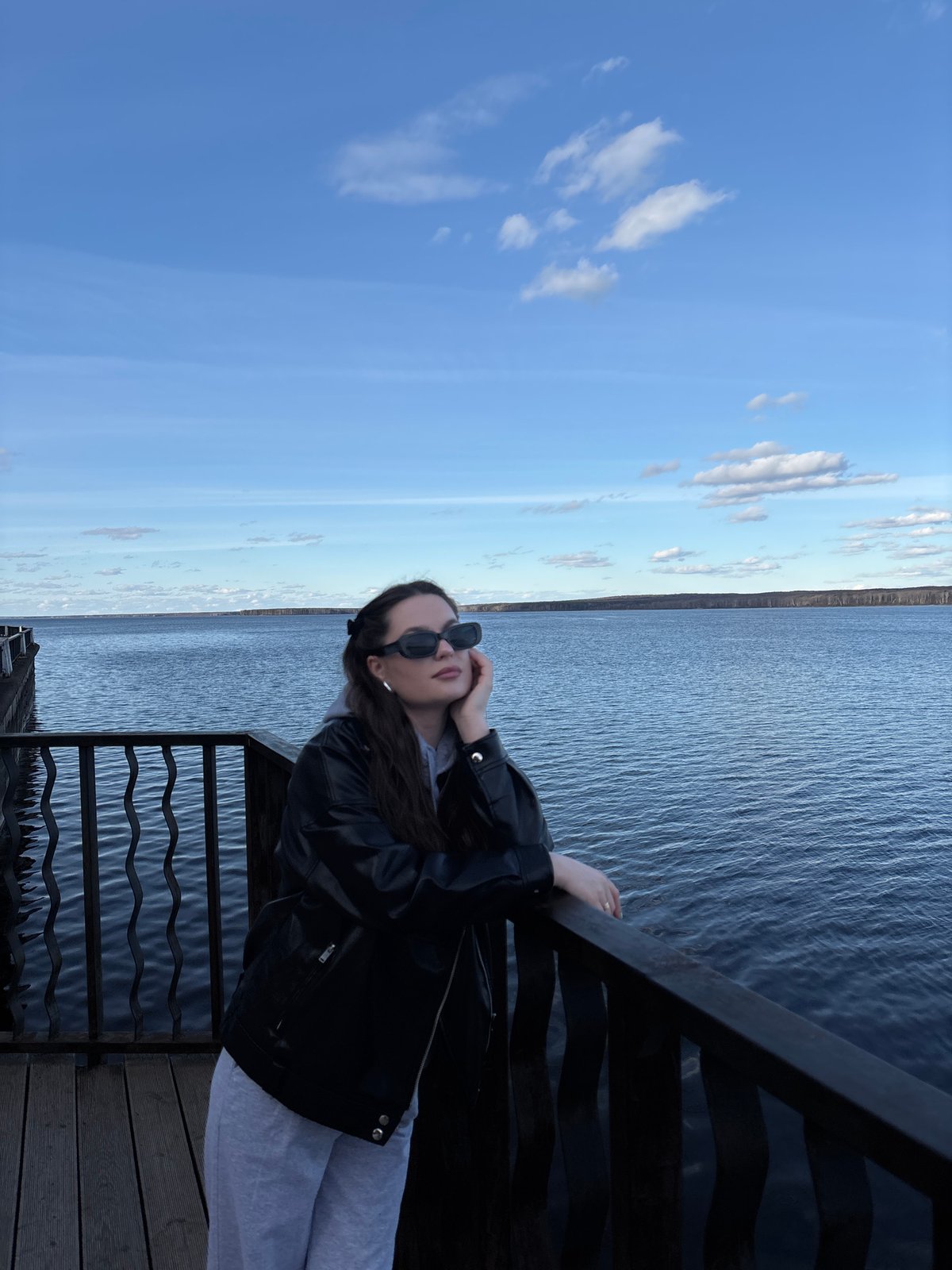 Weekend leisure activities documented along Chaikovsky Russia waterfront