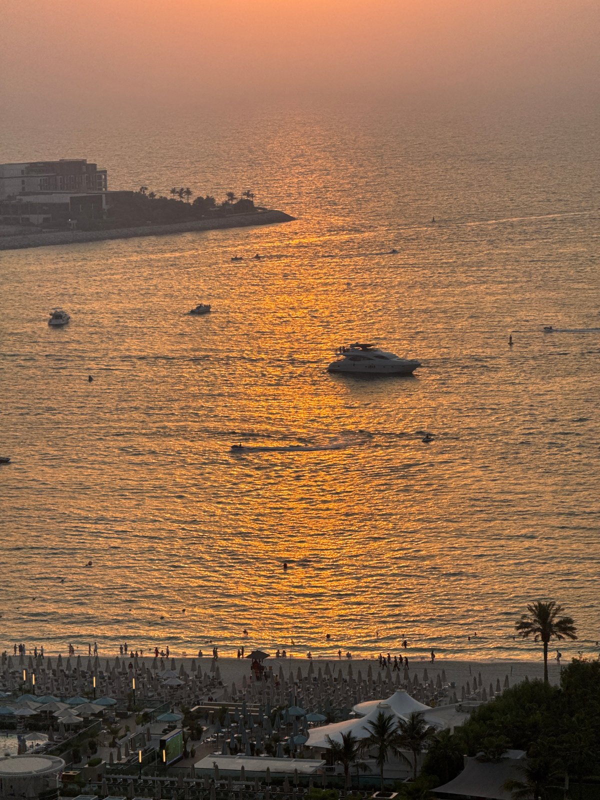 Arabian Gulf sunset from Dubai's waterfront, multiple angles