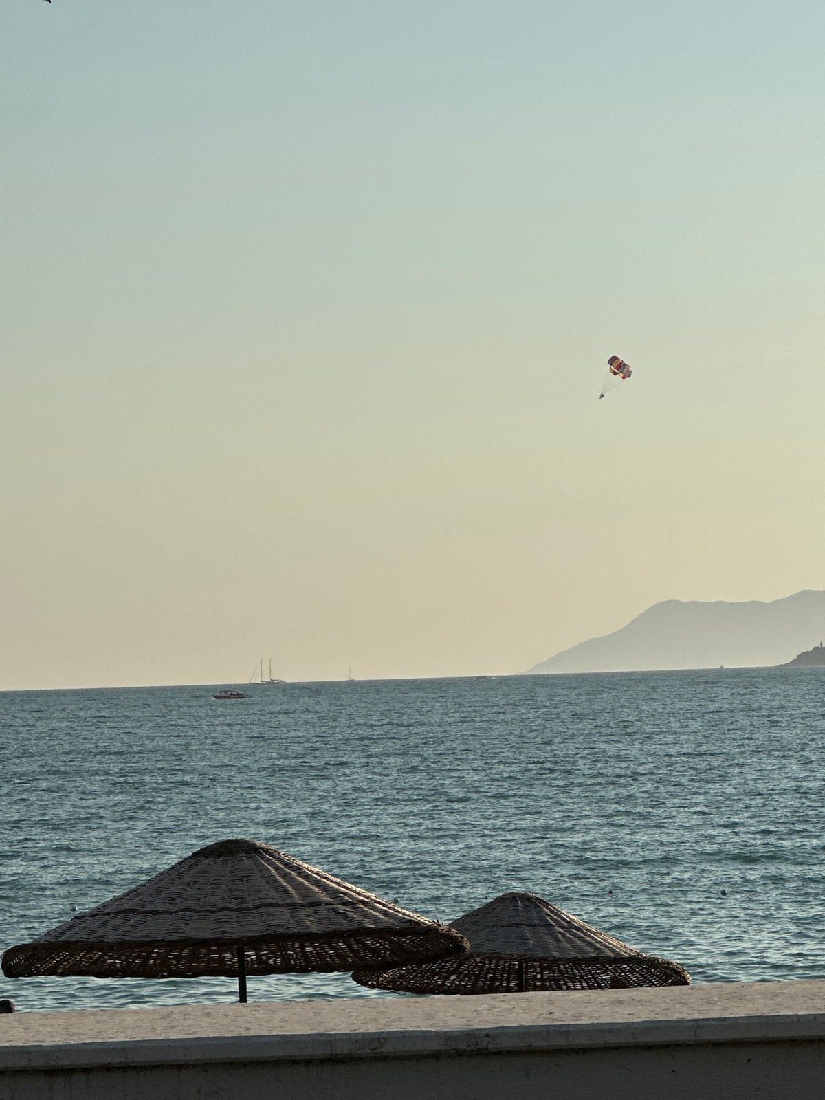Lazy afternoon at a Fethiye beach resort on the Aegean