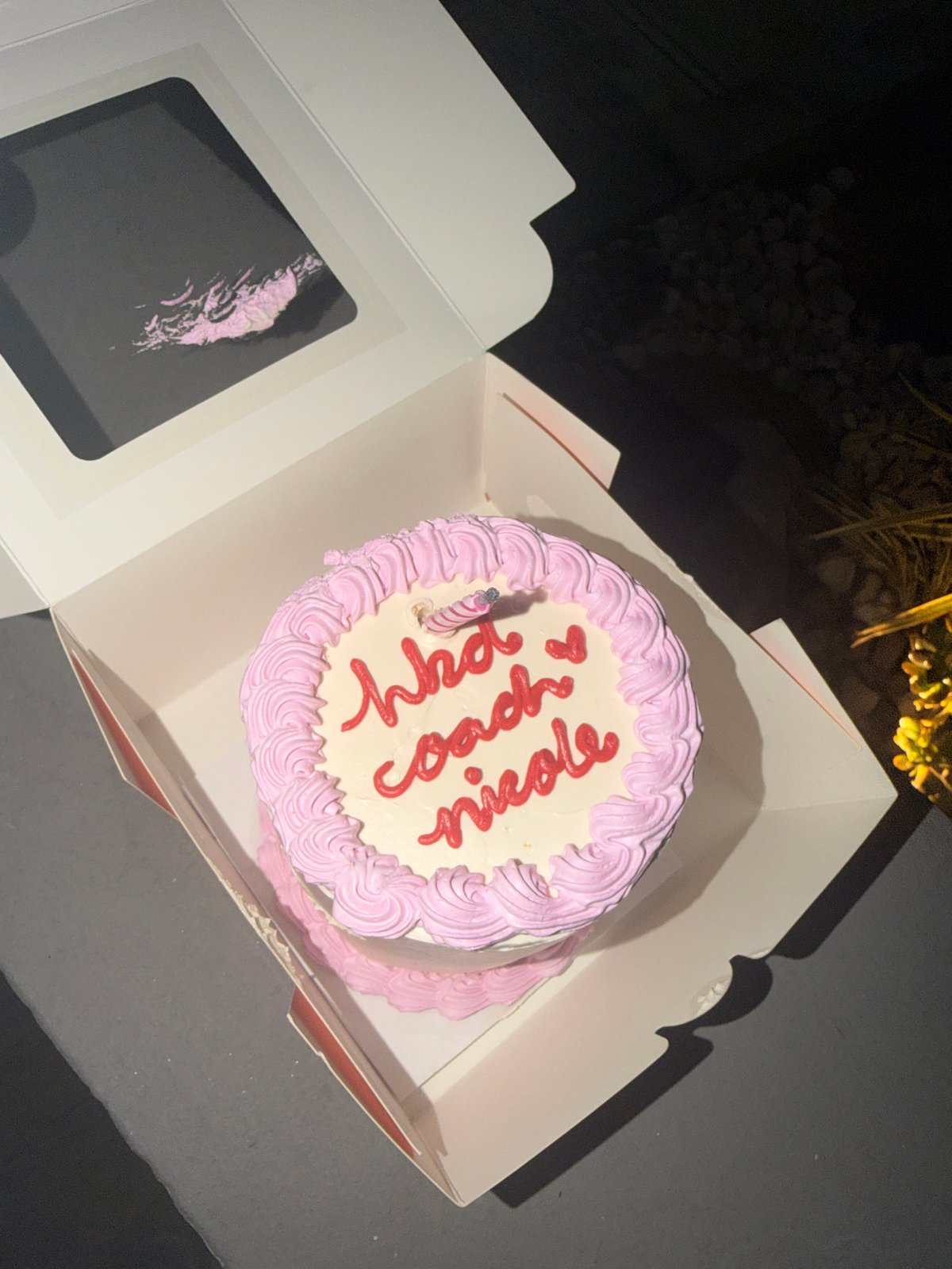 Birthday cake with single candle observed in Mexico