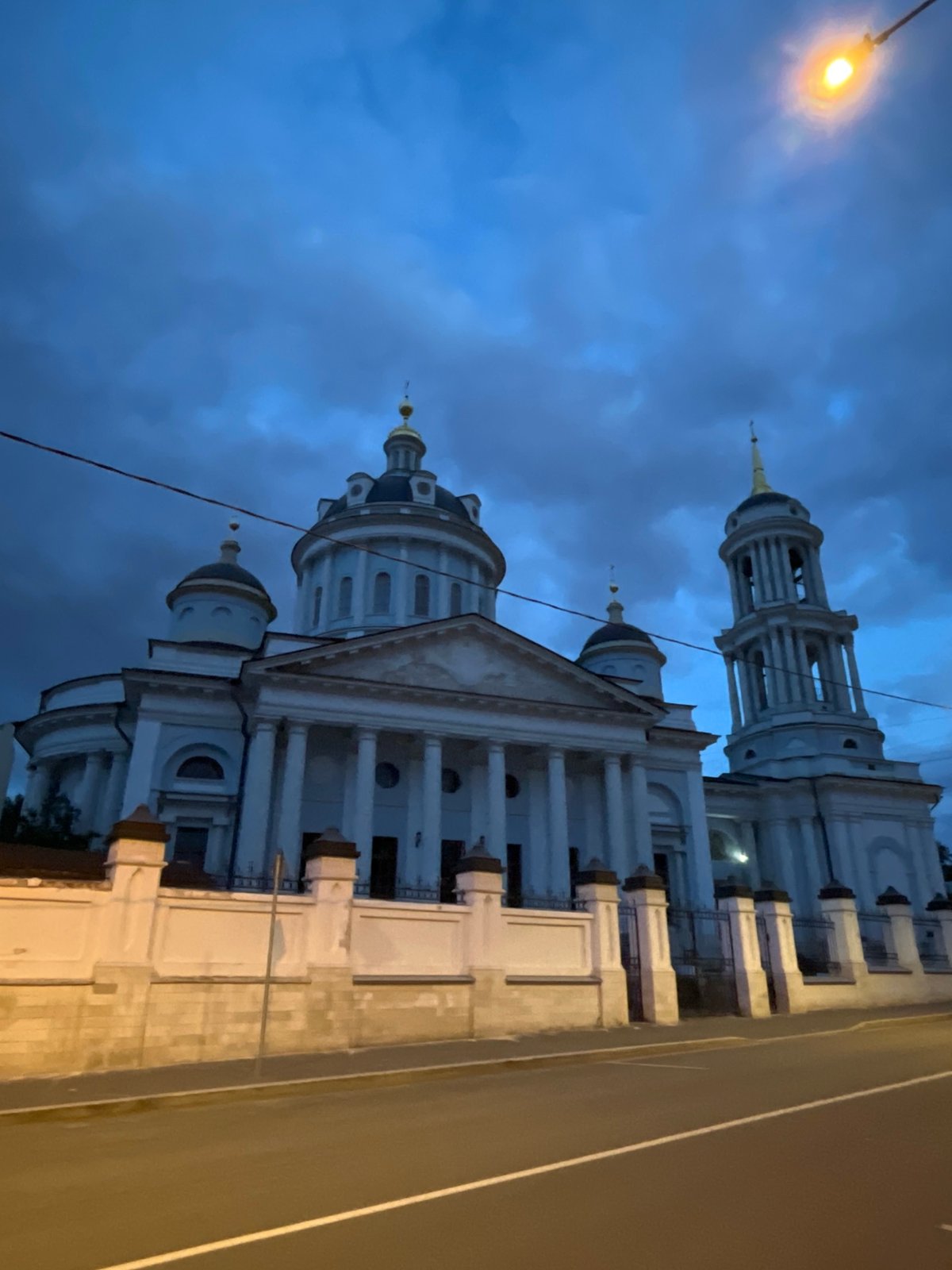 Urban scenes captured across multiple city locations during evening hours