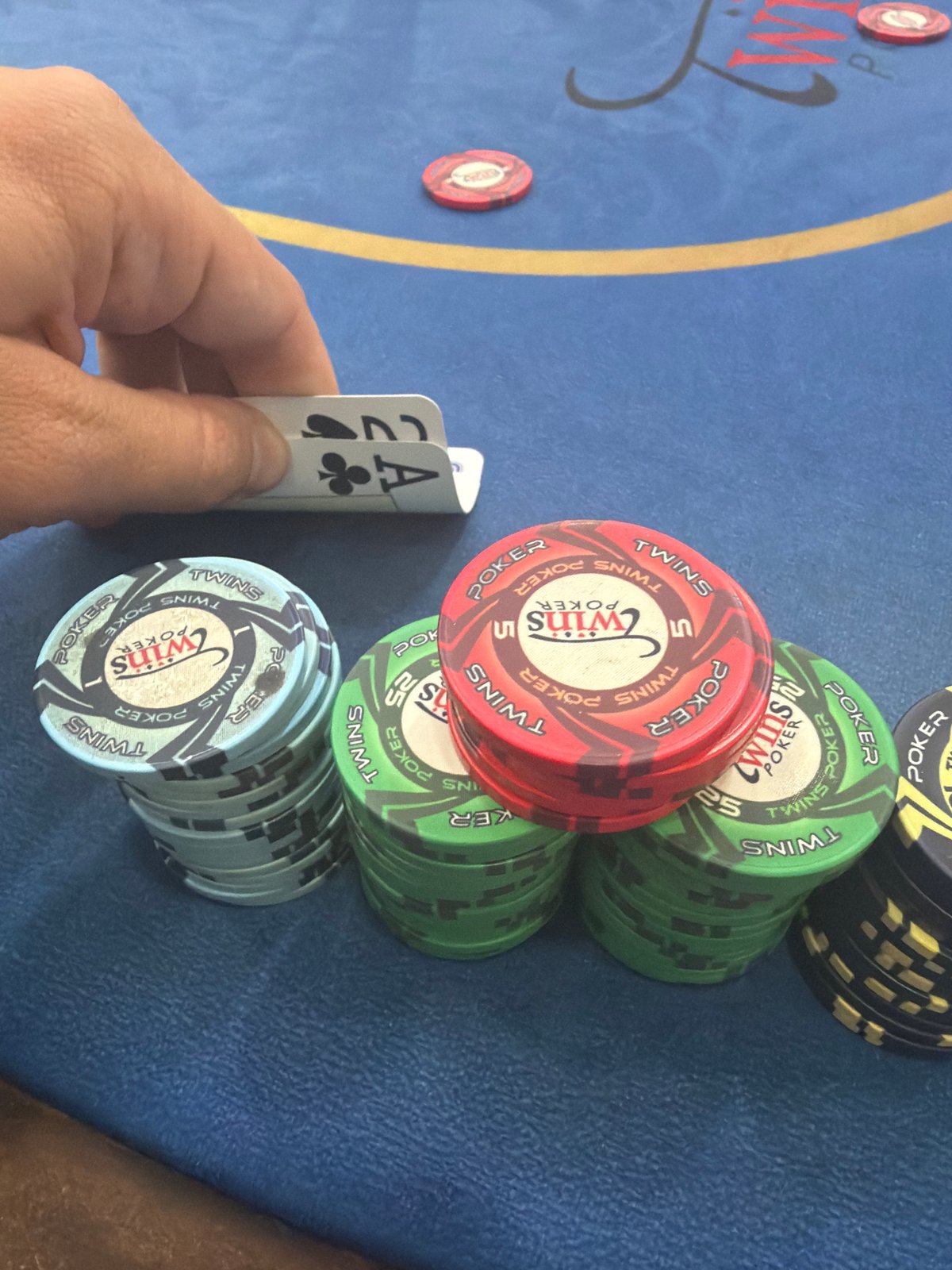 Early morning poker game observed in Larnaca, Cyprus