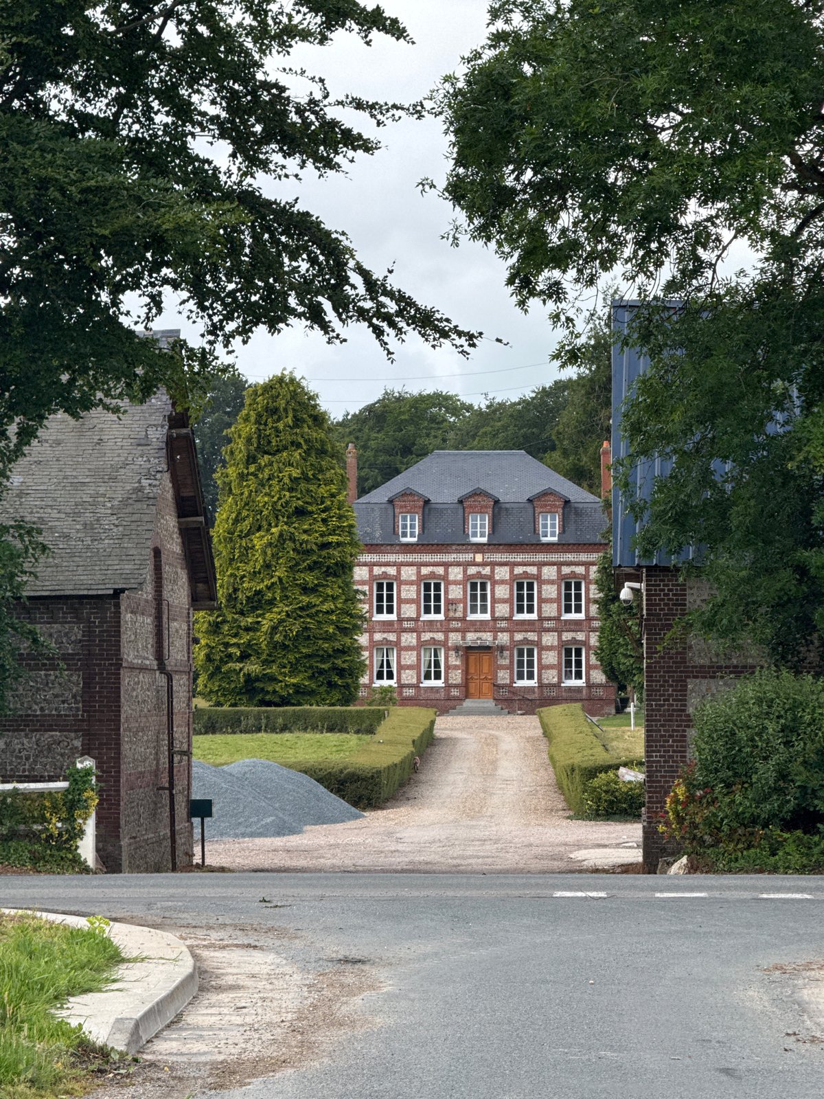 Traditional house observed in rural Rouville, France