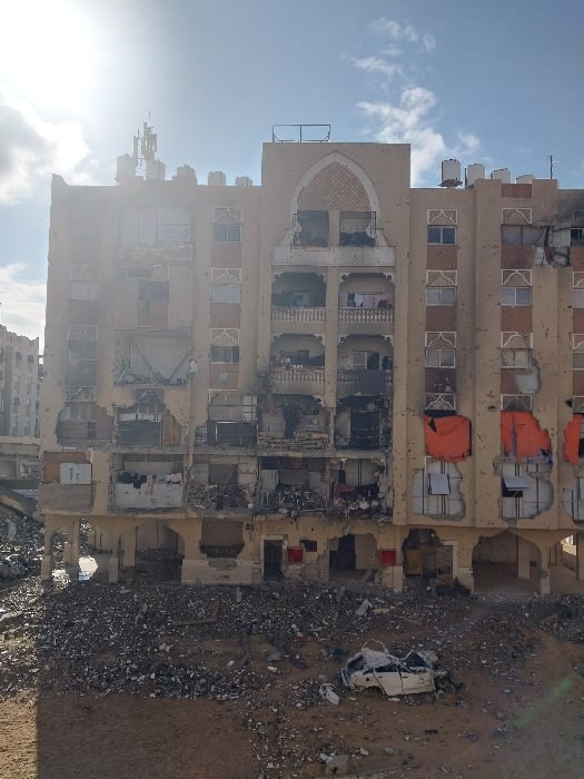 Extensive urban destruction documented in Khan Yunis, Palestinian Territory