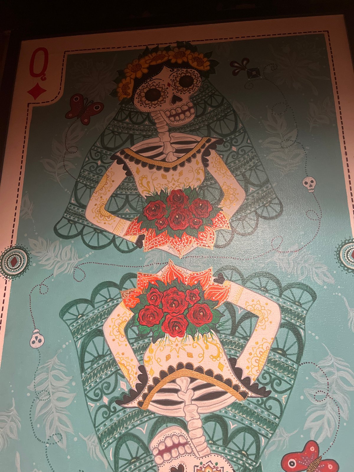 Day of the Dead artwork documented in Sofia