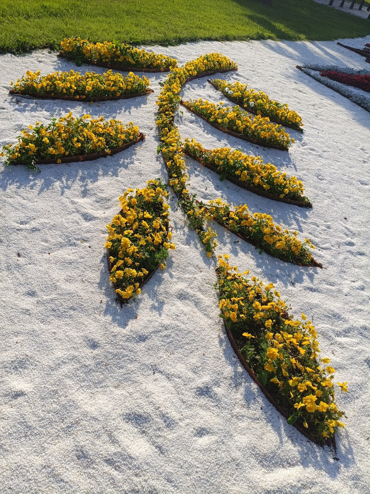 Park gardens, floral displays, and scattered street-level moments