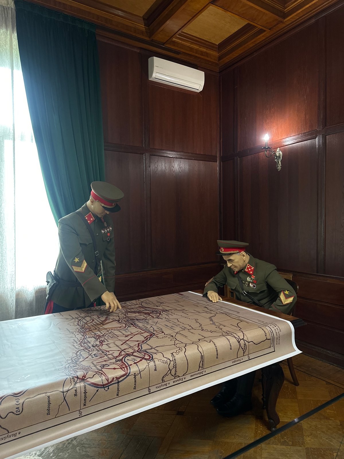 Historical museum interior documented in Sochi, Russia