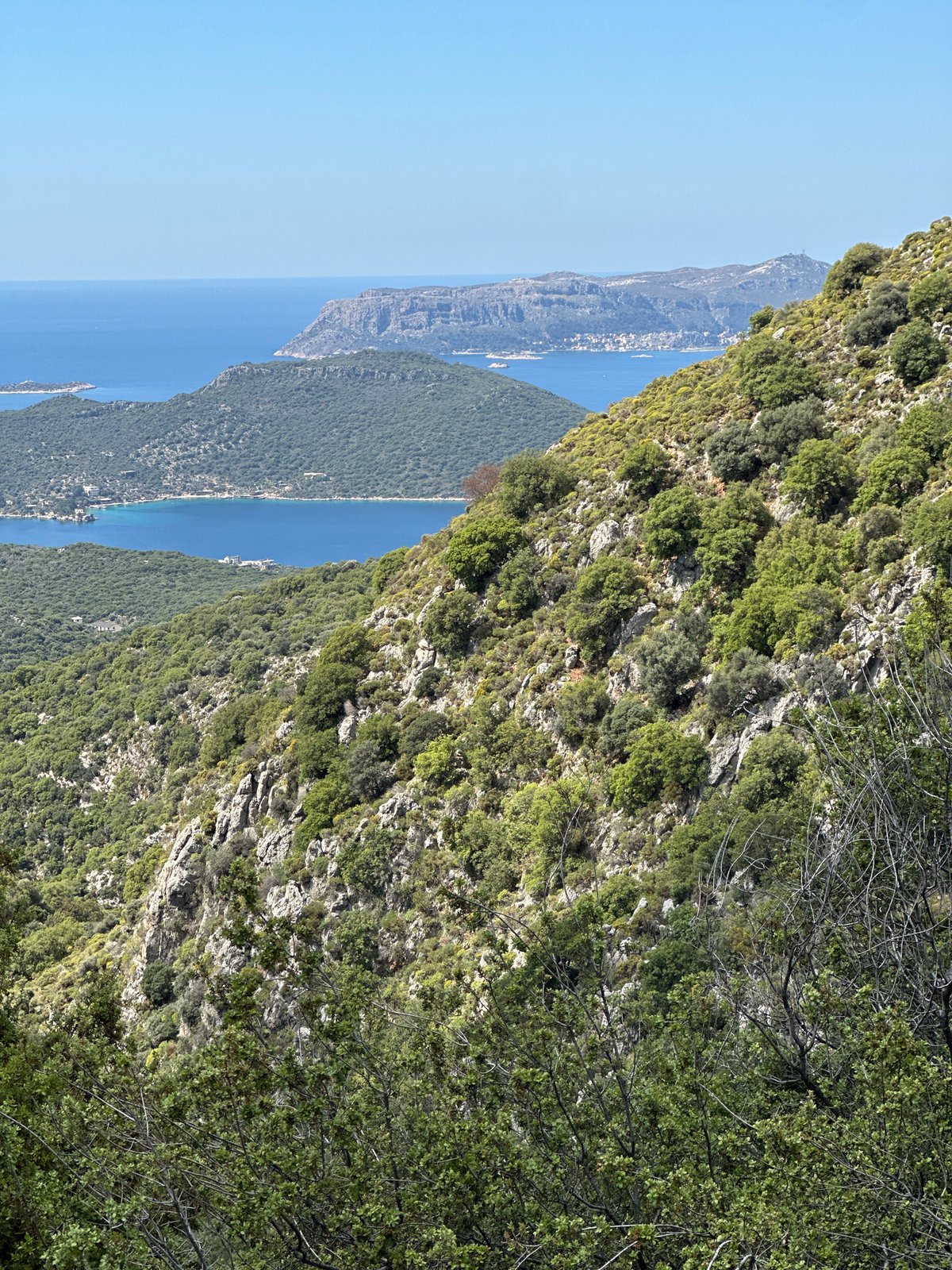Coastal views captured near Kaş, Turkey during morning hours