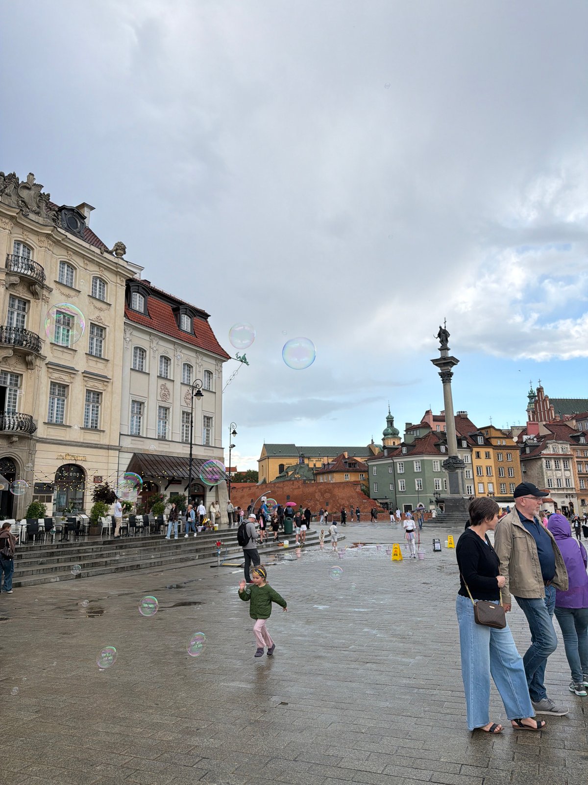 Afternoon snapshots across Warsaw's historic center