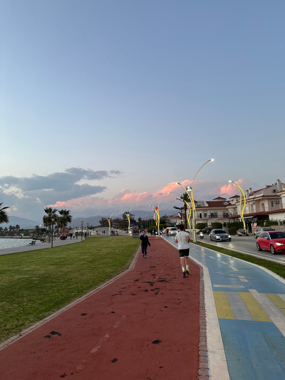 Evening sky transition captured over Fethiye coastline