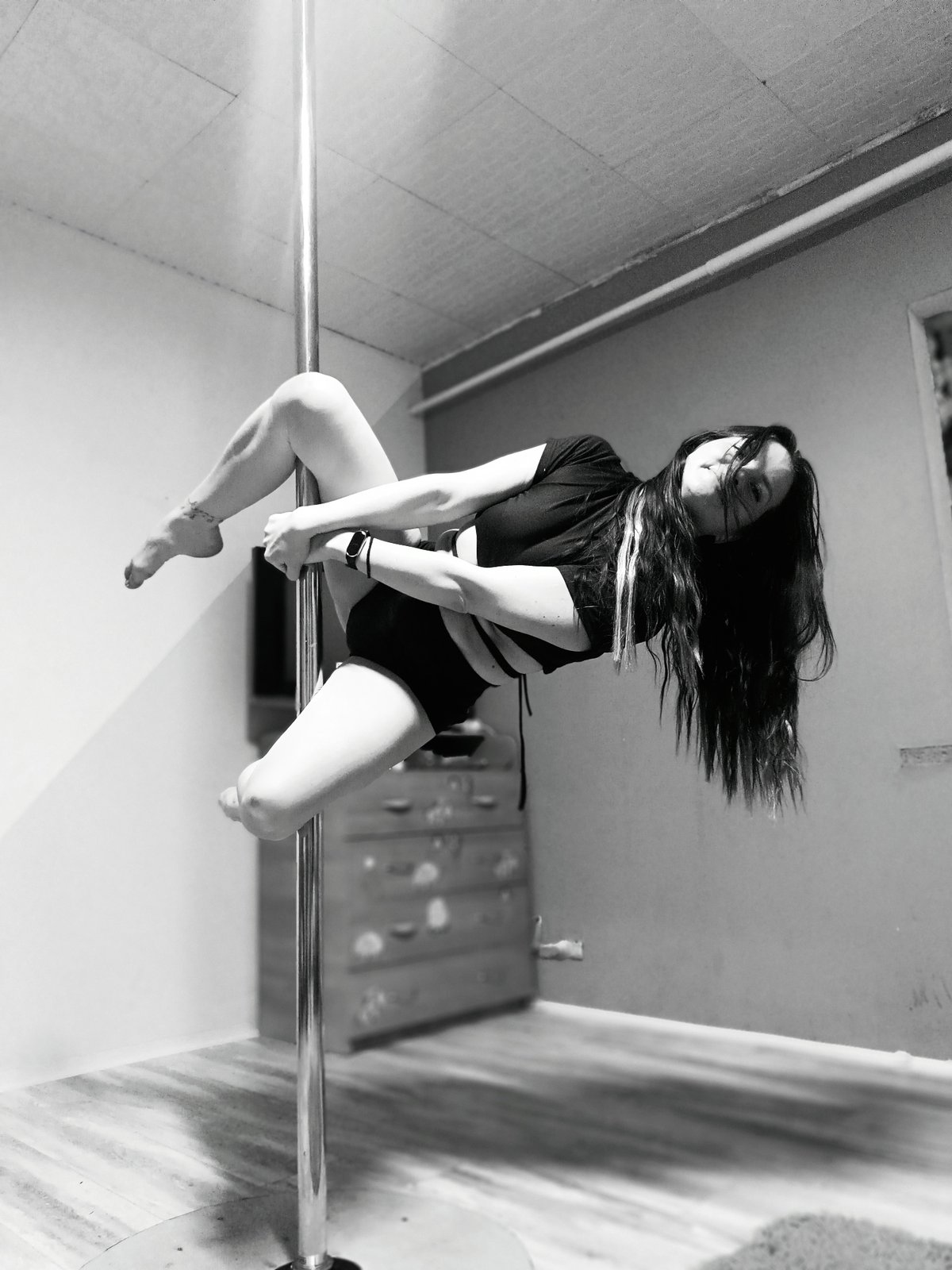 Domestic moments captured in Rusalevka including fitness and childcare