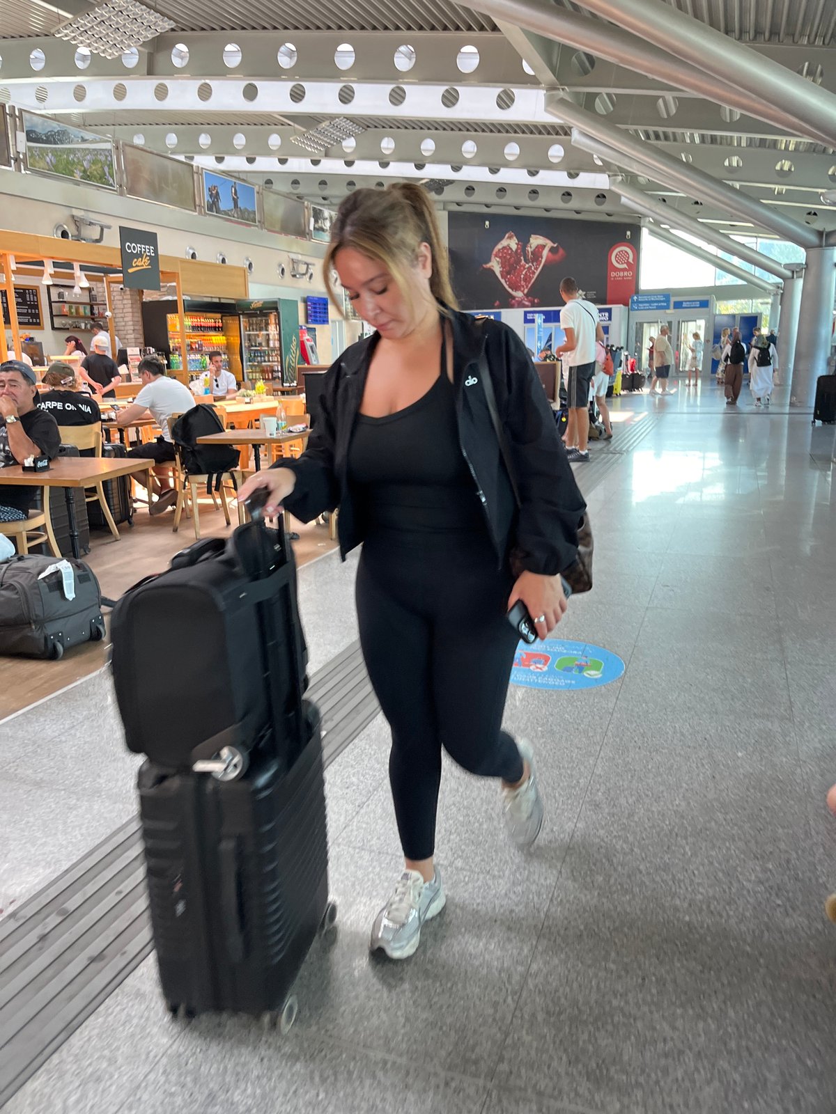 Airport hustle, roadside stops, and a curious cow