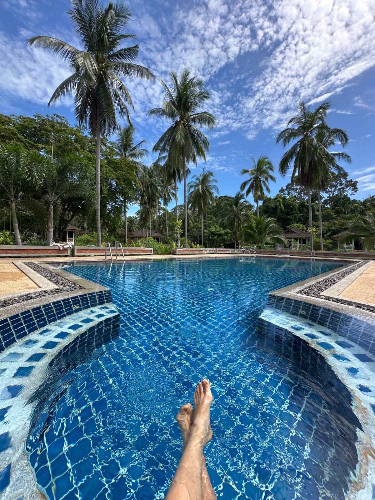 Resort pool documentation captured in Baan Lipa Noi Thailand