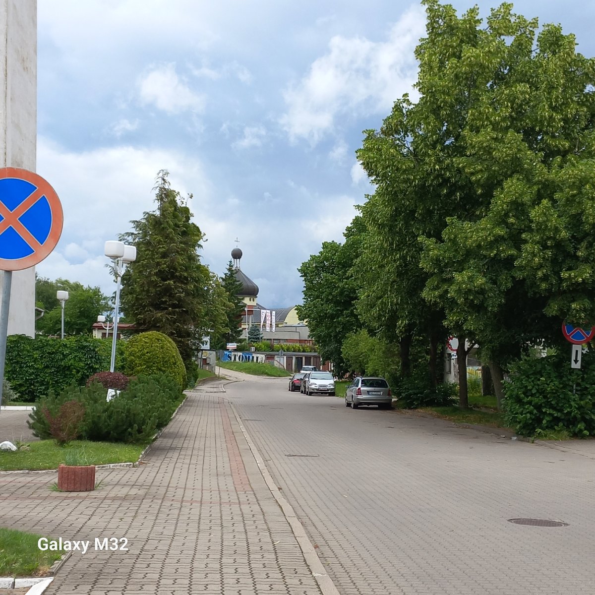 Quiet streets and landmarks across Olsztyn on a grey afternoon