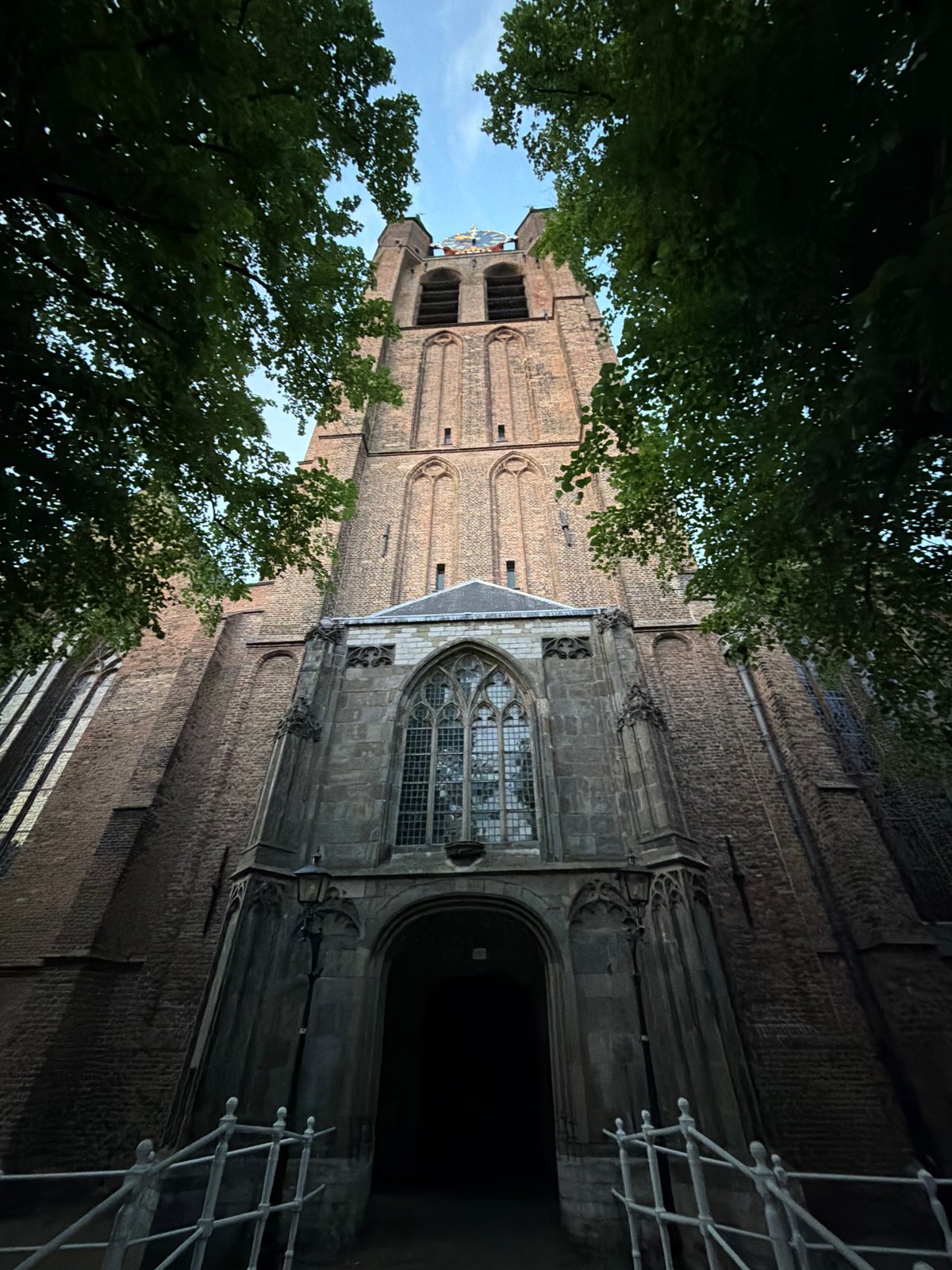 Evening documentation of Delft landmarks and architecture
