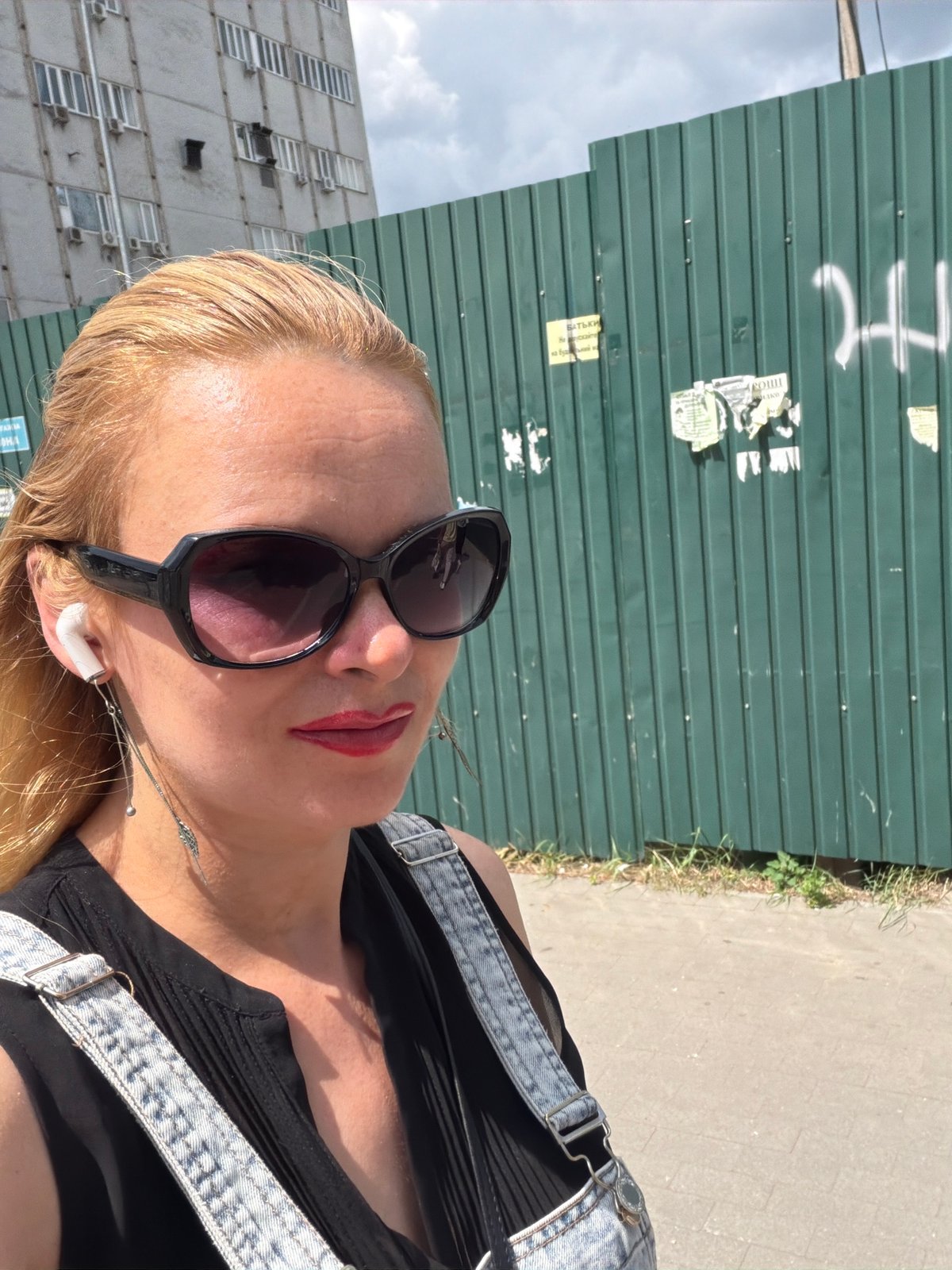 Street life and market scenes in a Ukrainian urban setting