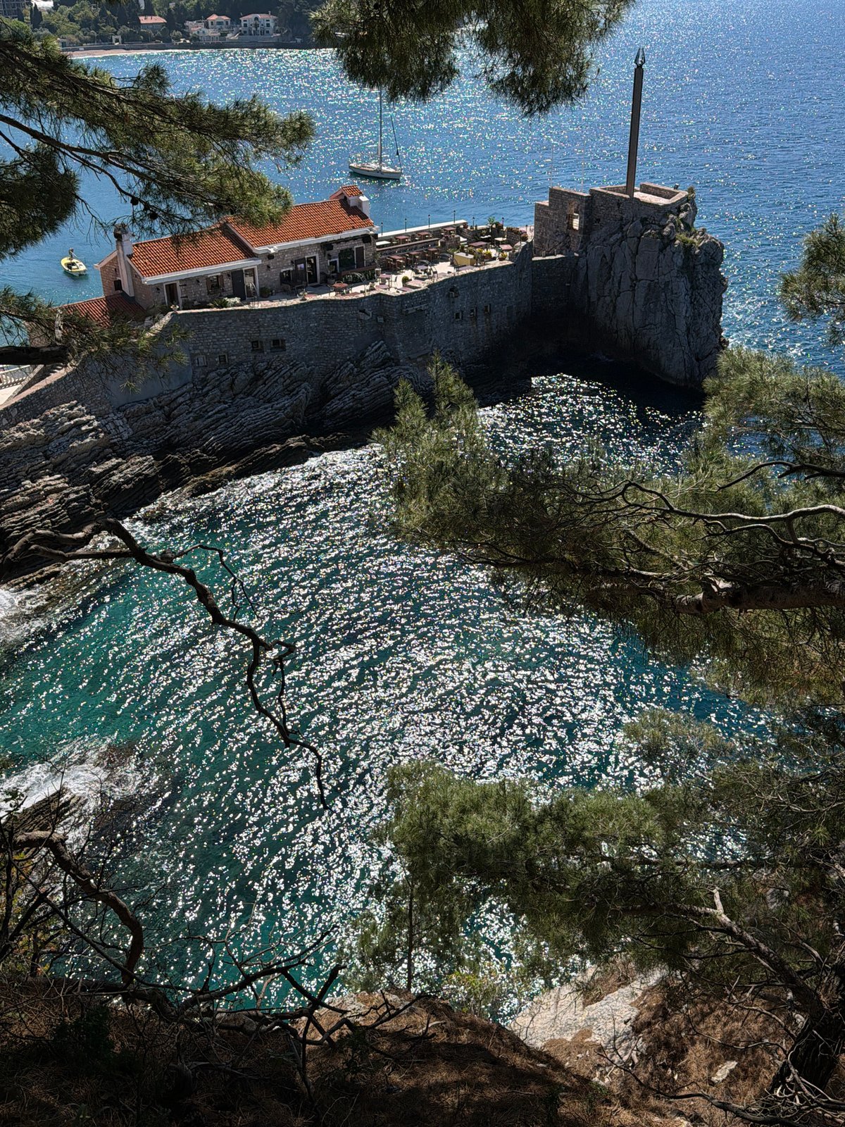 Morning coastal views captured in Petrovac, Montenegro