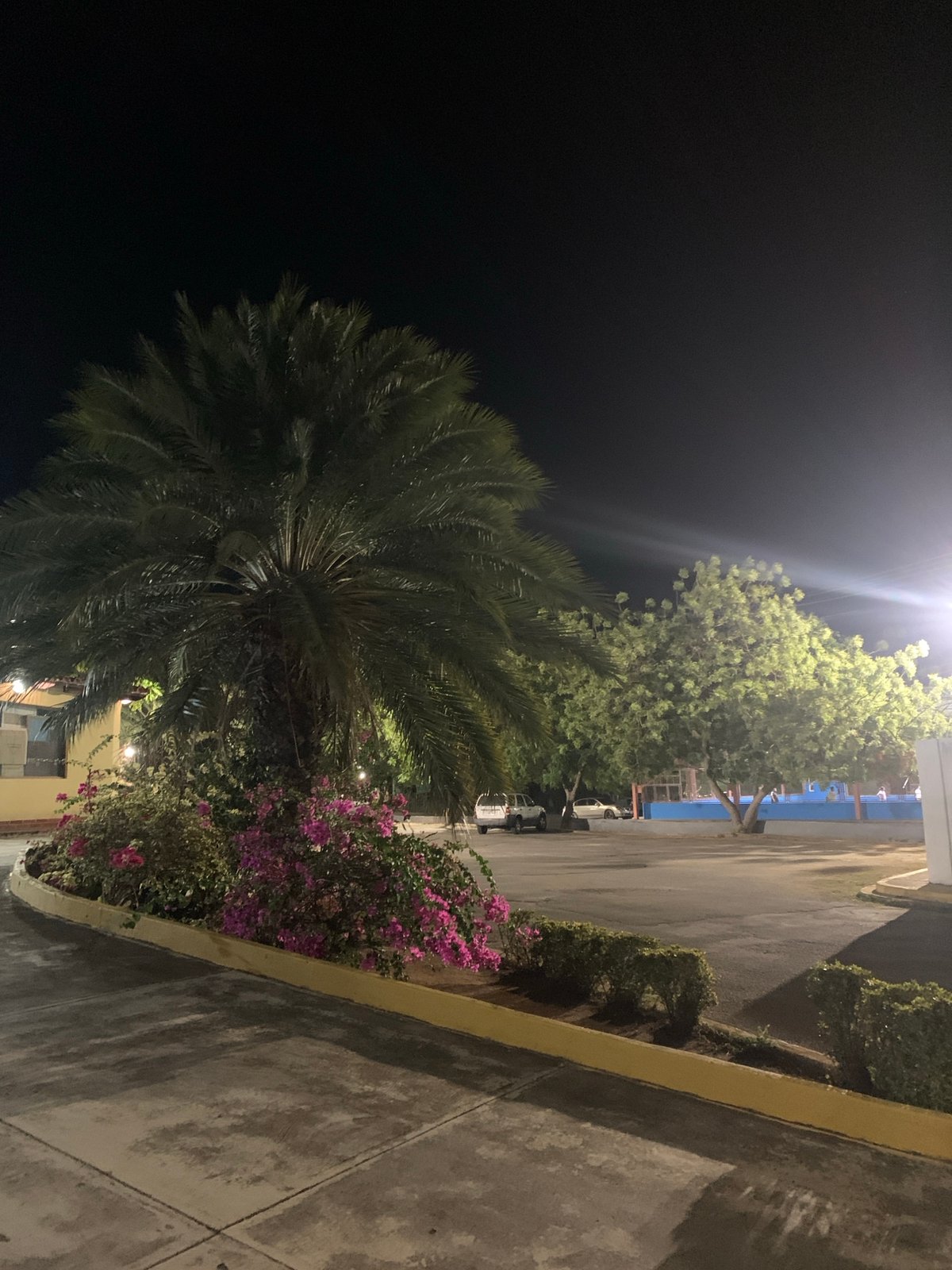 Nighttime street scenes documented in Santa Ana, Venezuela