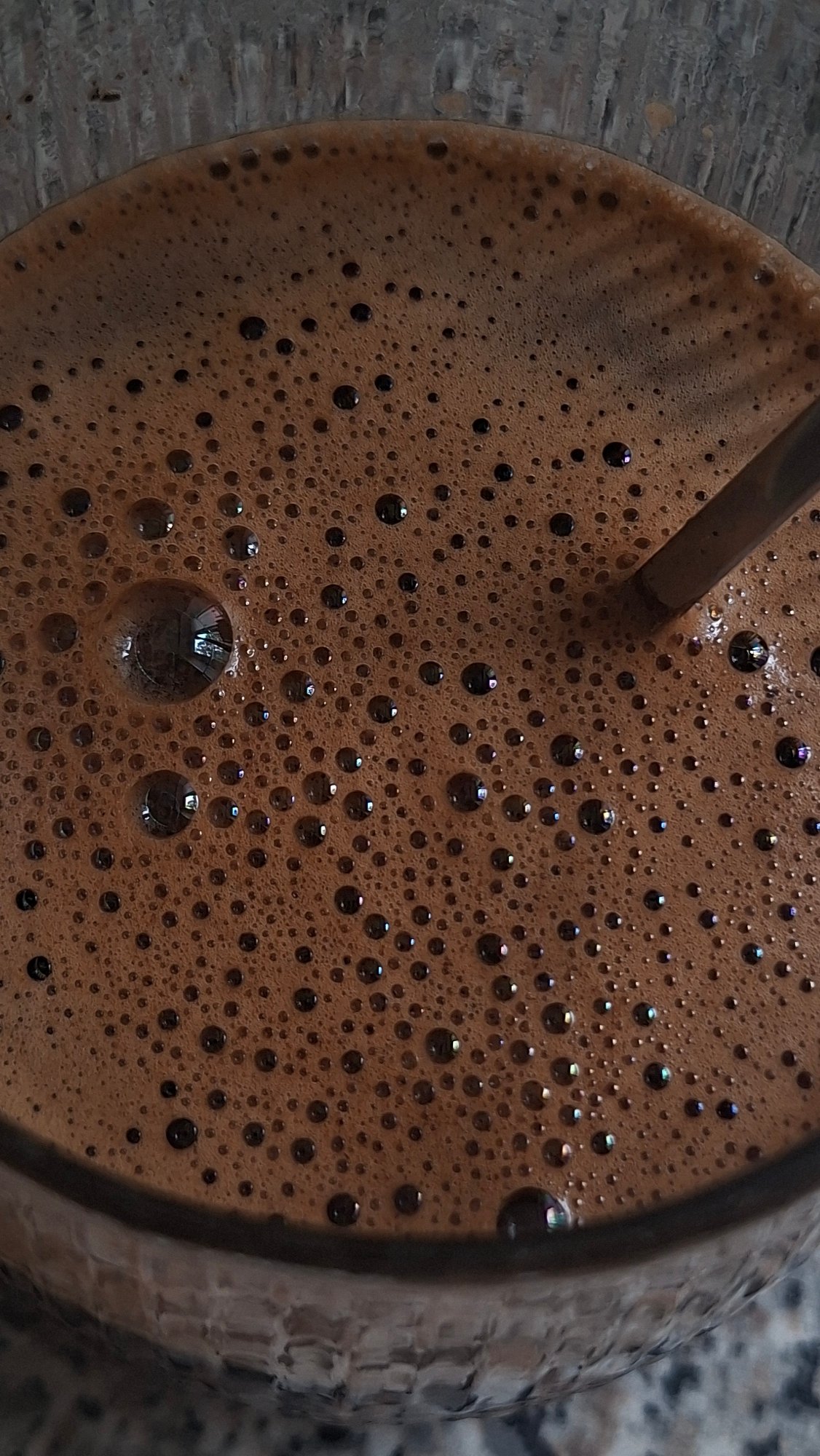 Morning coffee and chocolate snacks at home in Myadzyel