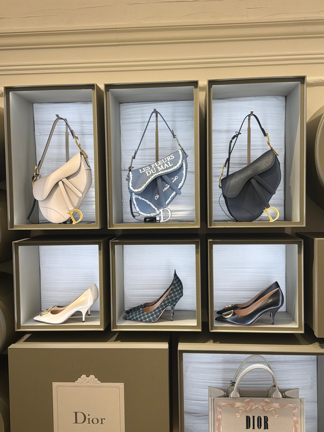 Luxury Dior display spotted at London boutique