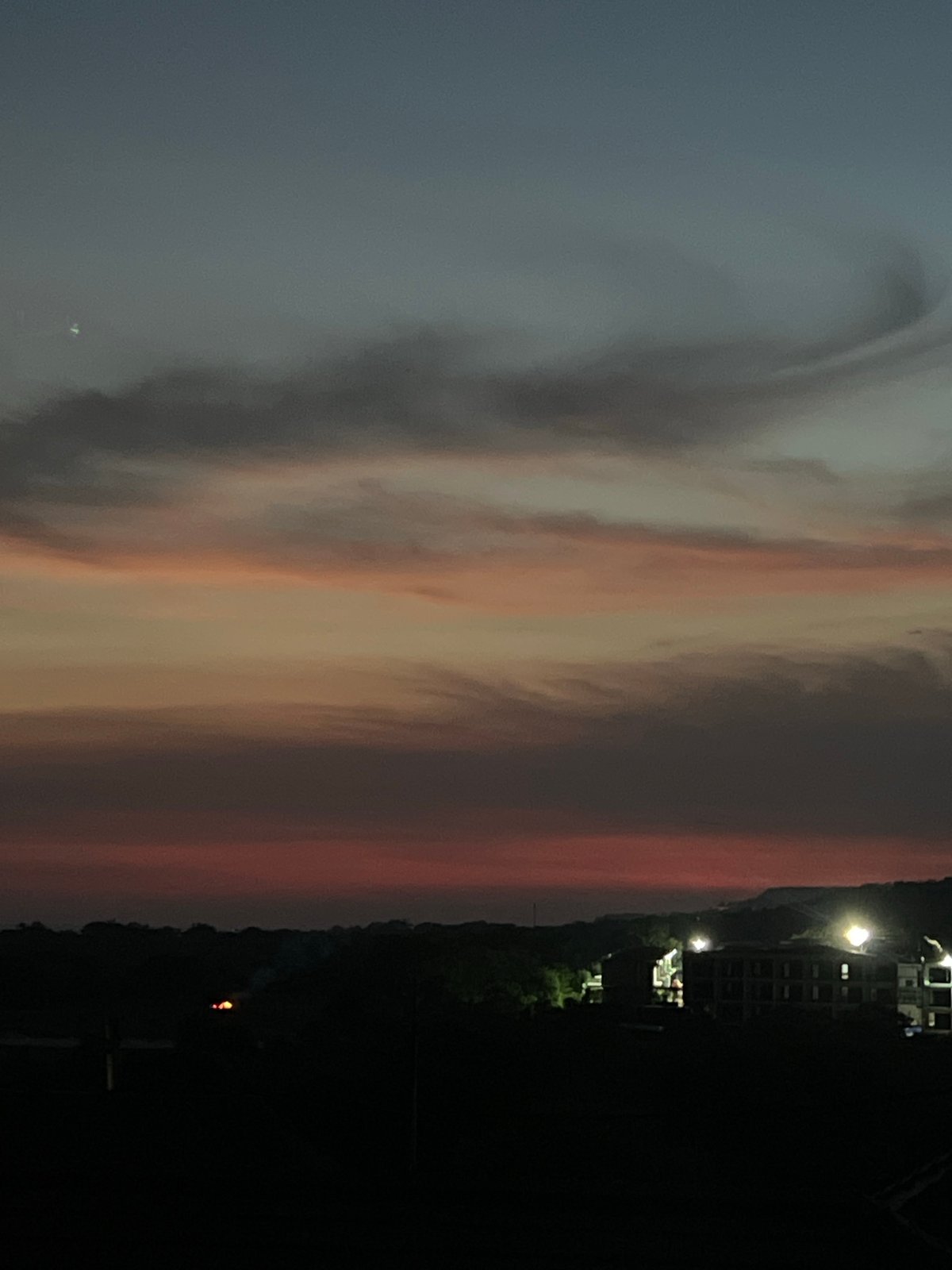 Witness captures changing skies and twilight scenes over landscape