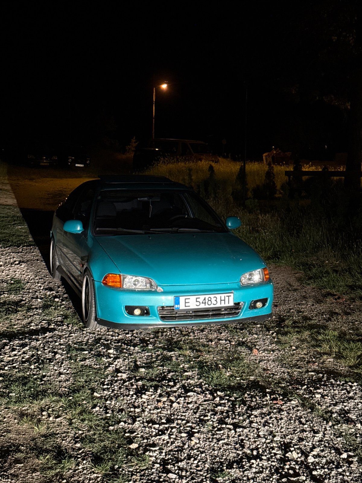 Nighttime car gathering and frogs documented in Blagoevgrad