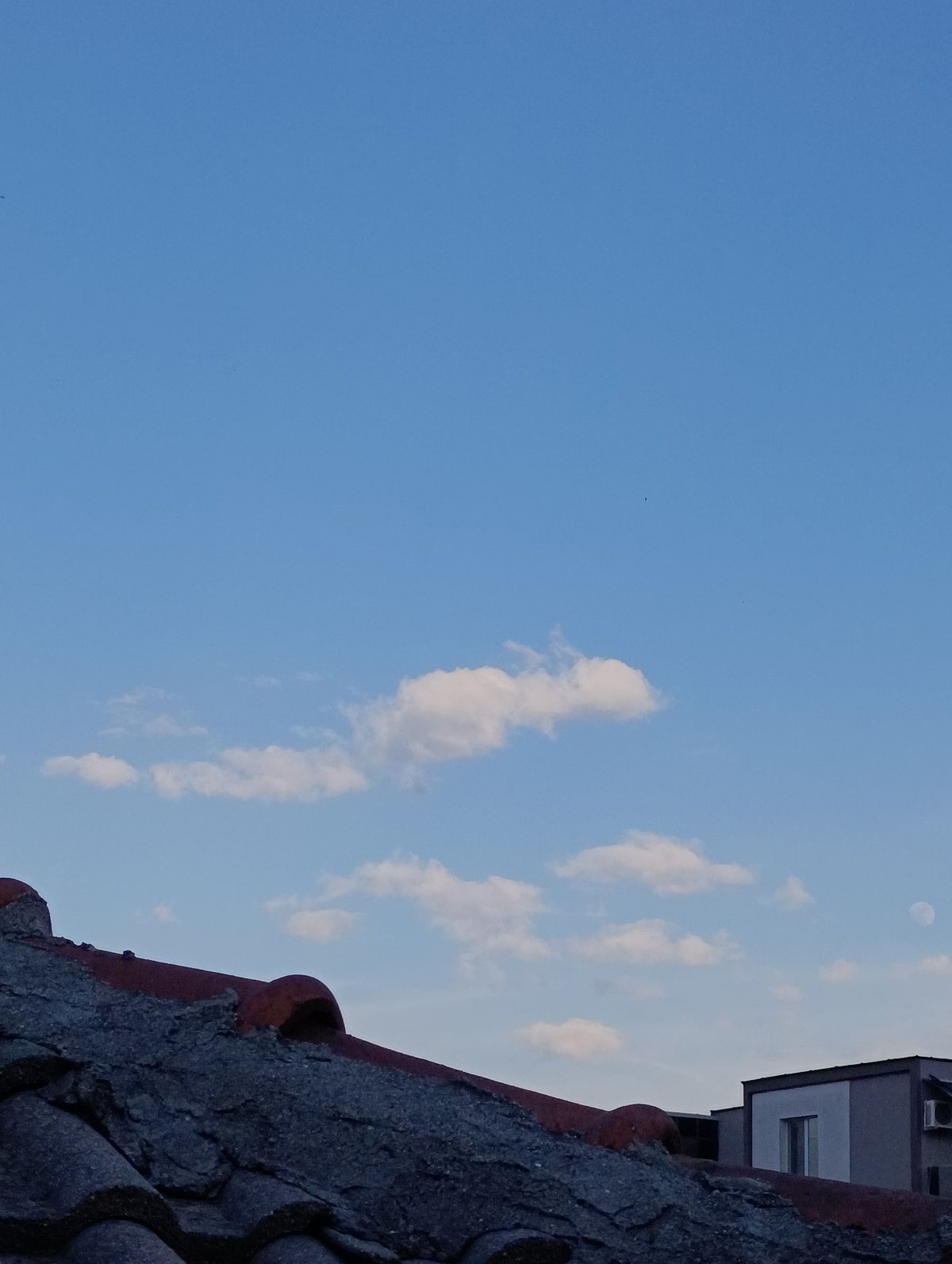 Dramatic sky conditions captured over Svilengrad, Bulgaria rooftops