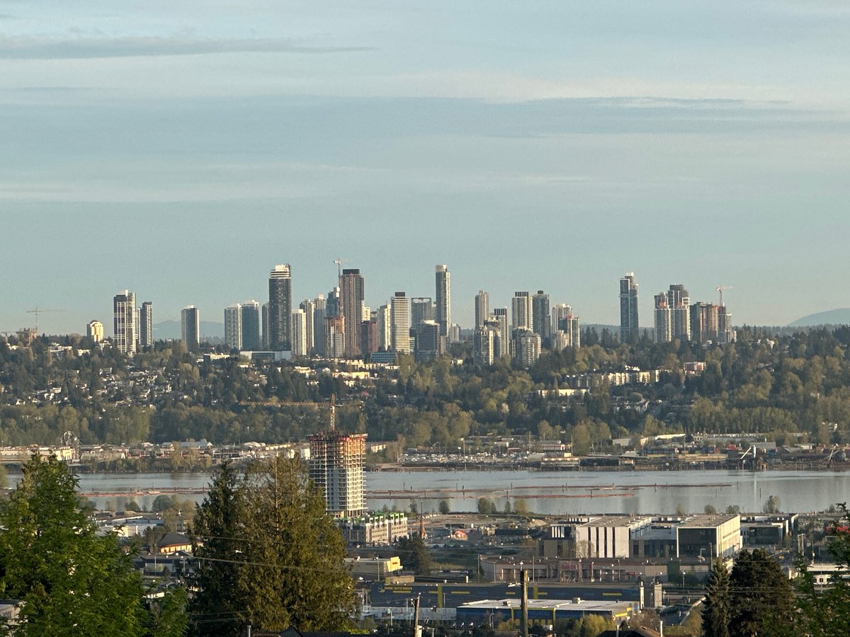 Early morning panoramic views captured of Coquitlam cityscape
