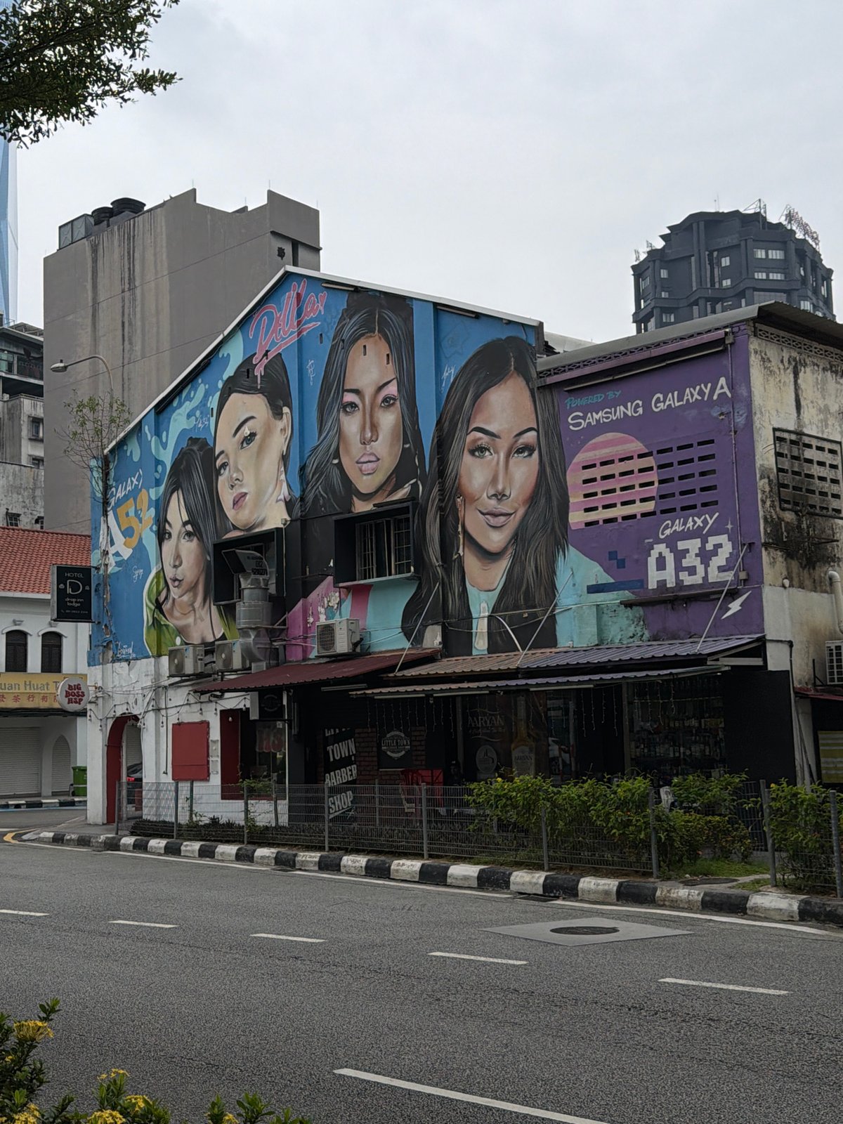 Morning street scenes captured across central Kuala Lumpur