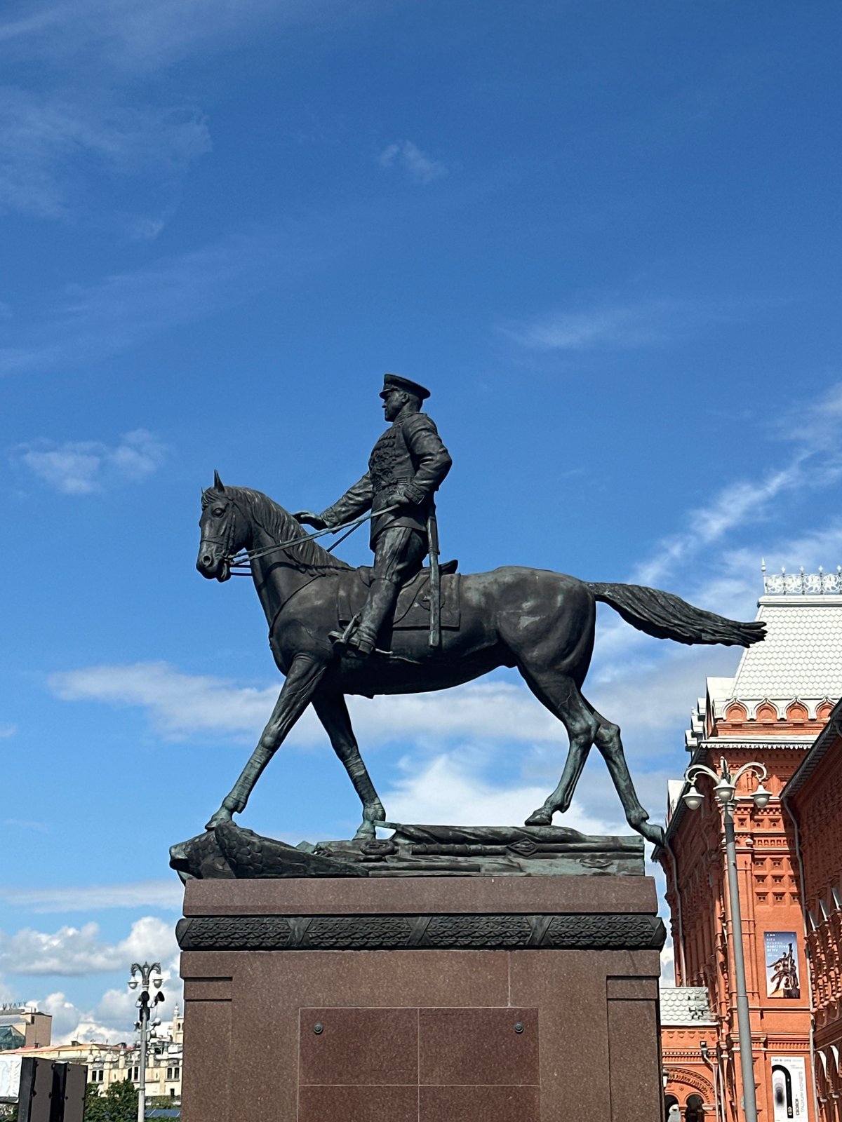 Red Square on a sunny afternoon, landmarks and all