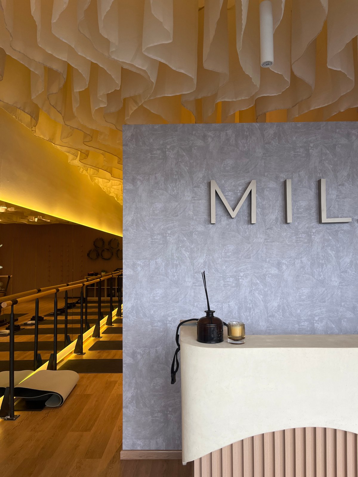 Matcha cafe documented by witnesses in Mexico commercial district