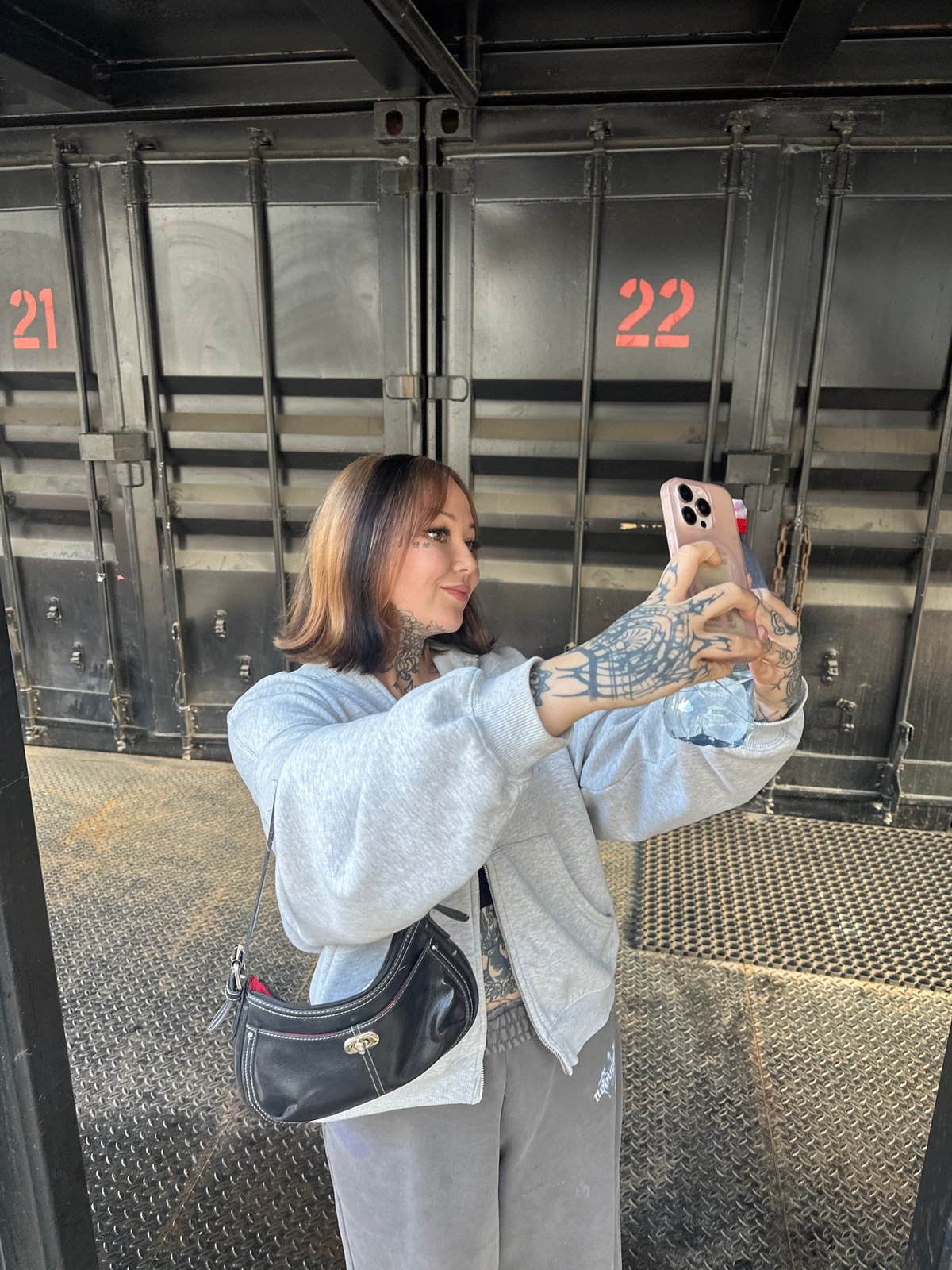 Mobile hair styling session documented across multiple London locations