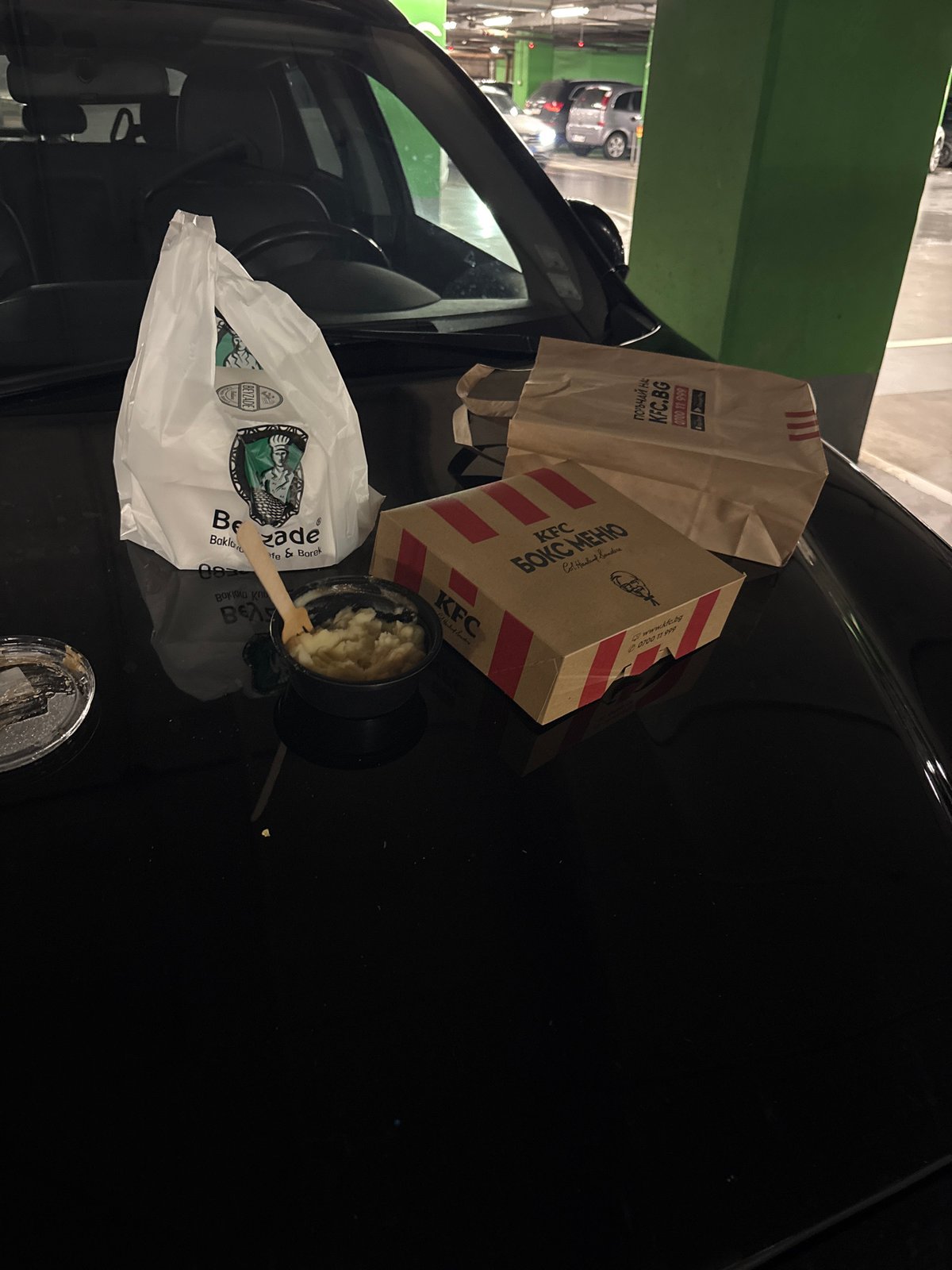 Morning shopping routine documented across Sofia mall locations