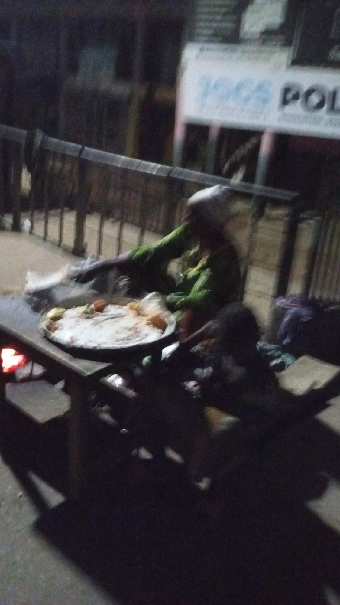 Nighttime street life captured in Lokoja, Nigeria markets