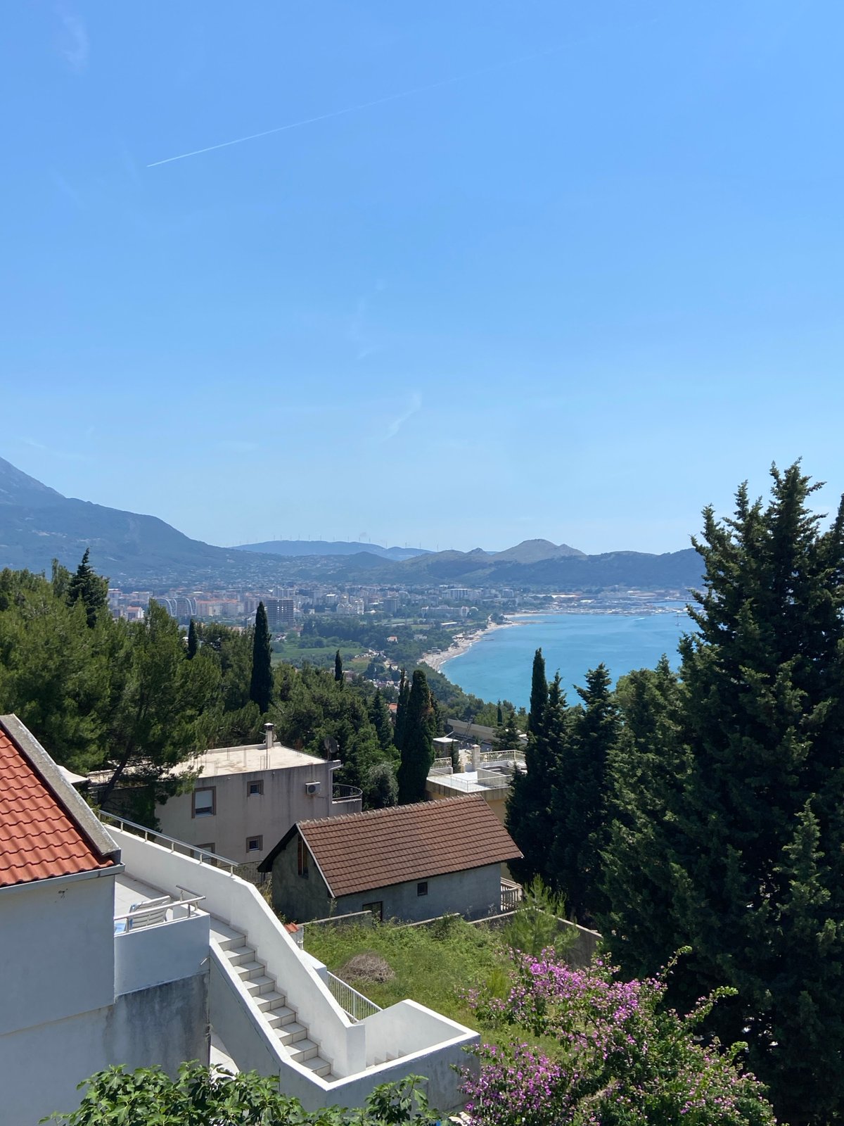 Morning scenes captured from Šušanj coastline, Montenegro