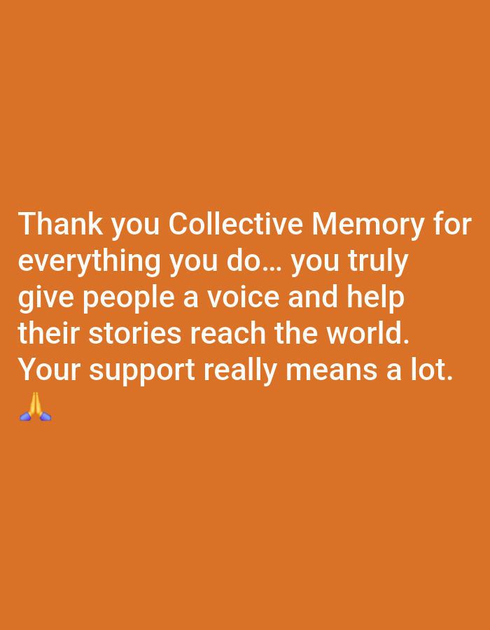 Khan Yunis resident shares gratitude messages for Collective Memory platform