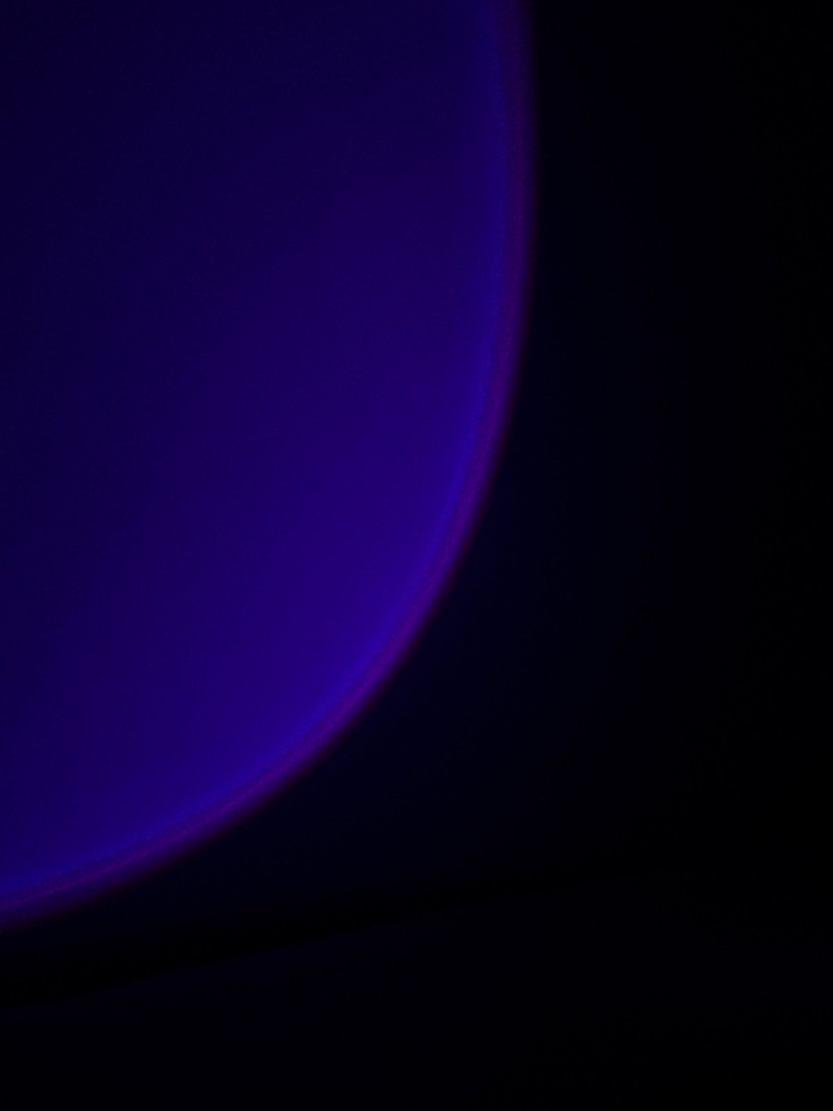 Late night interior photos captured in blue-lit Bat Yam residence