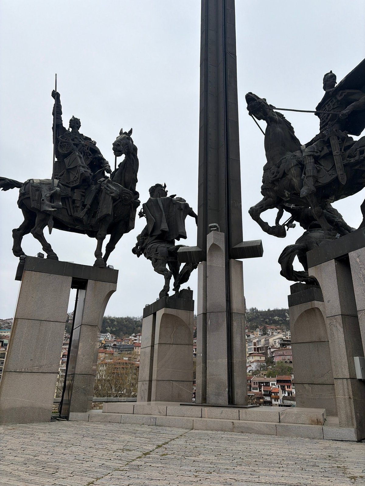 Horsemen monument documented in Veliko Tarnovo, Bulgaria