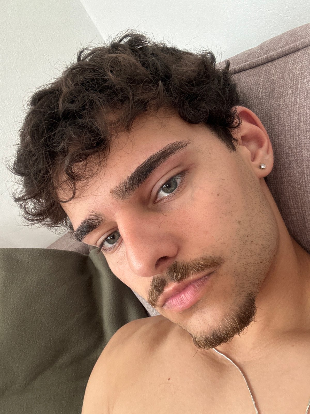 Young man photographed in close-up portraits in Troyan