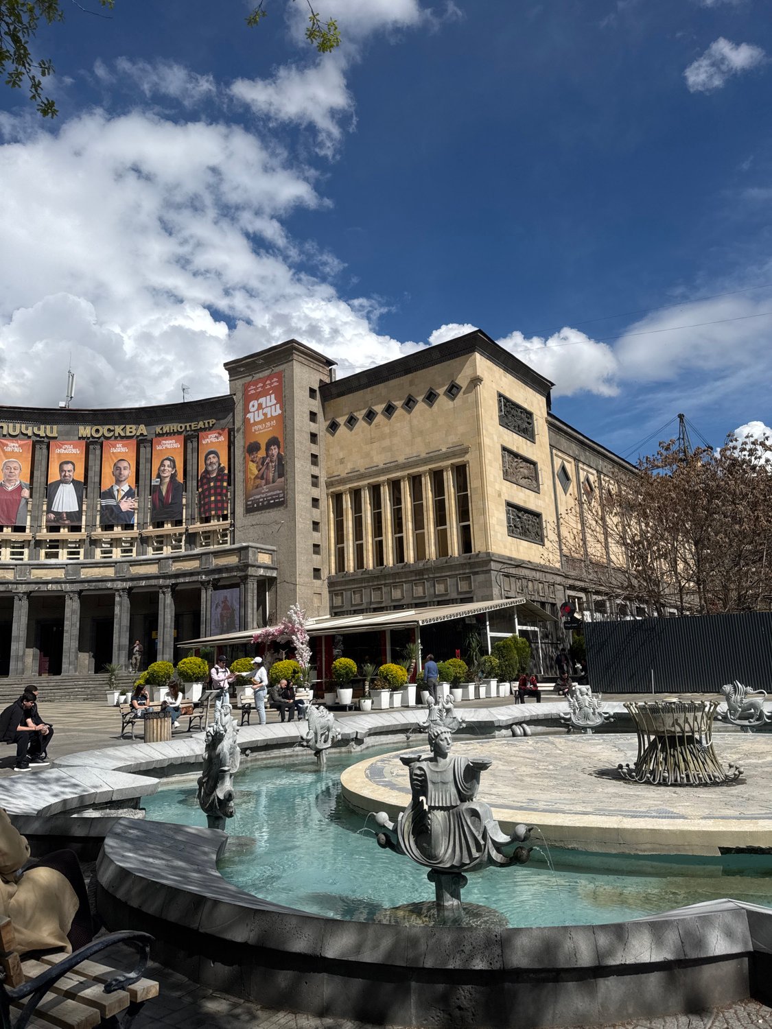 Sunny afternoon scenes captured across Yerevan's public spaces