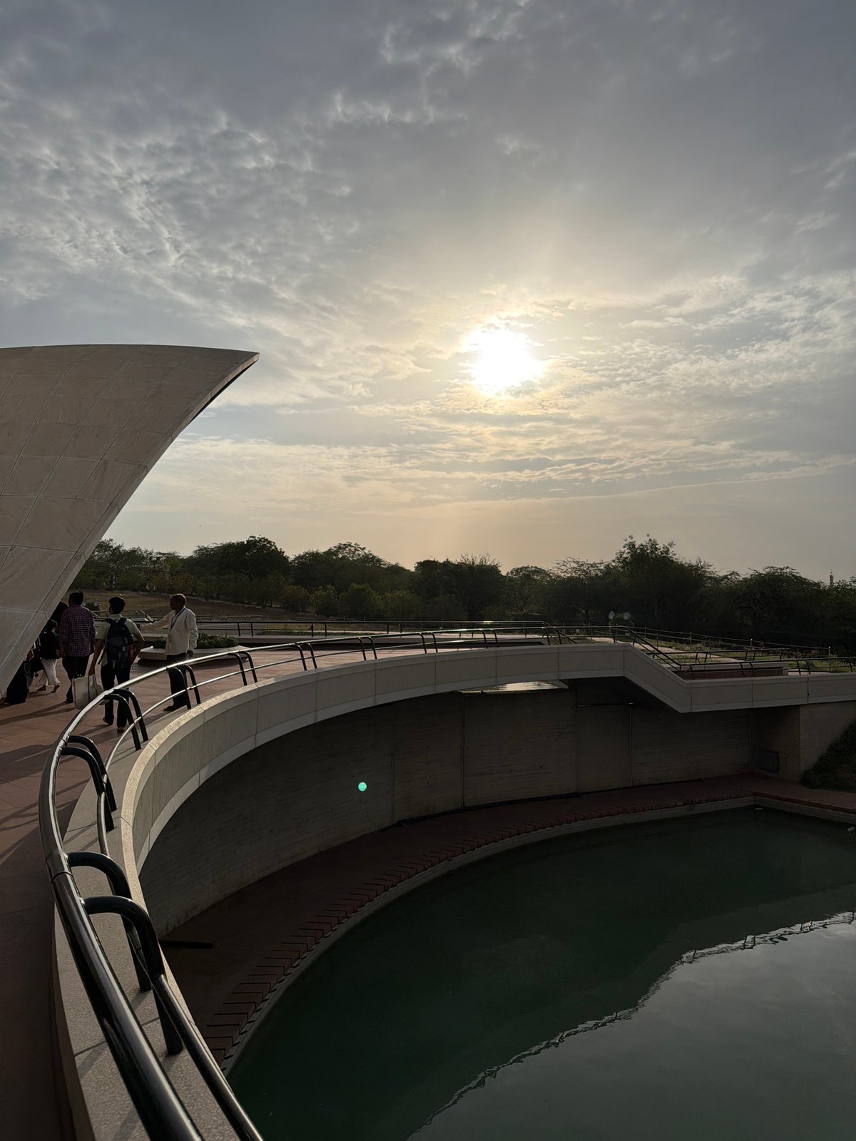 Delhi's Lotus Temple, shot from every angle at golden hour